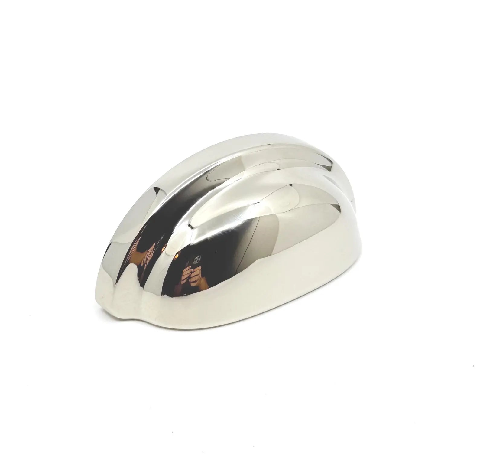 Polished Nickel "Baron" Cup Pull and Knobs