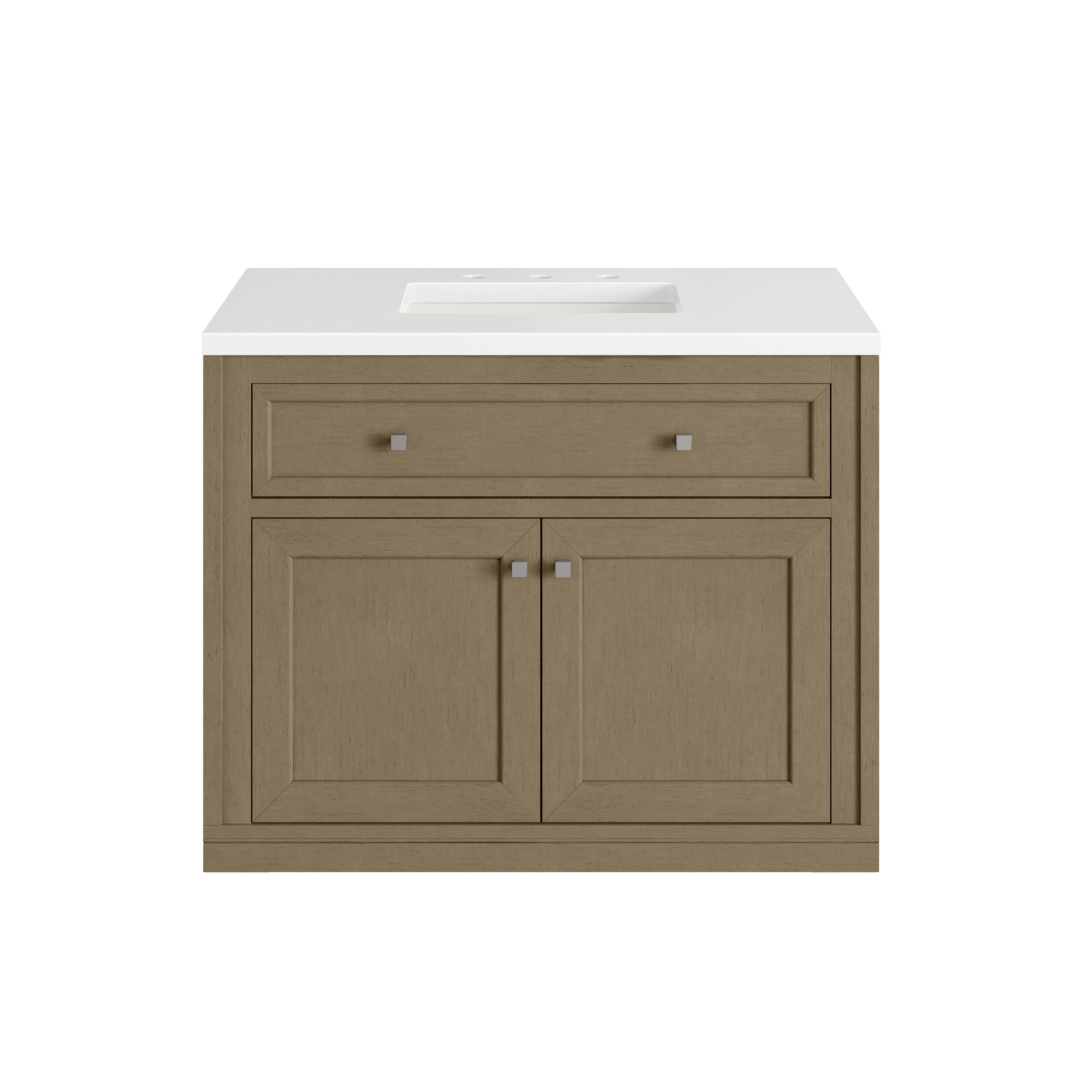 James Martin Chicago 36" Single Vanity in Walnut Whisper with 3cm Countertop