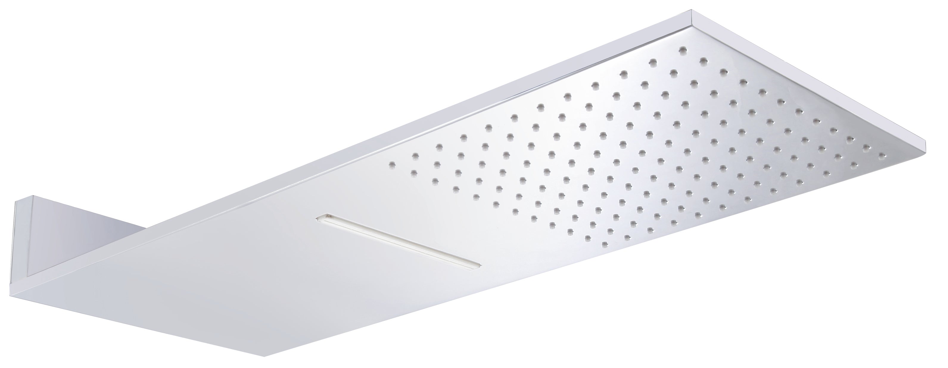 ALFI brand RAIN10SW 10" Wall-Mounted Square Waterfall Rain Shower Head