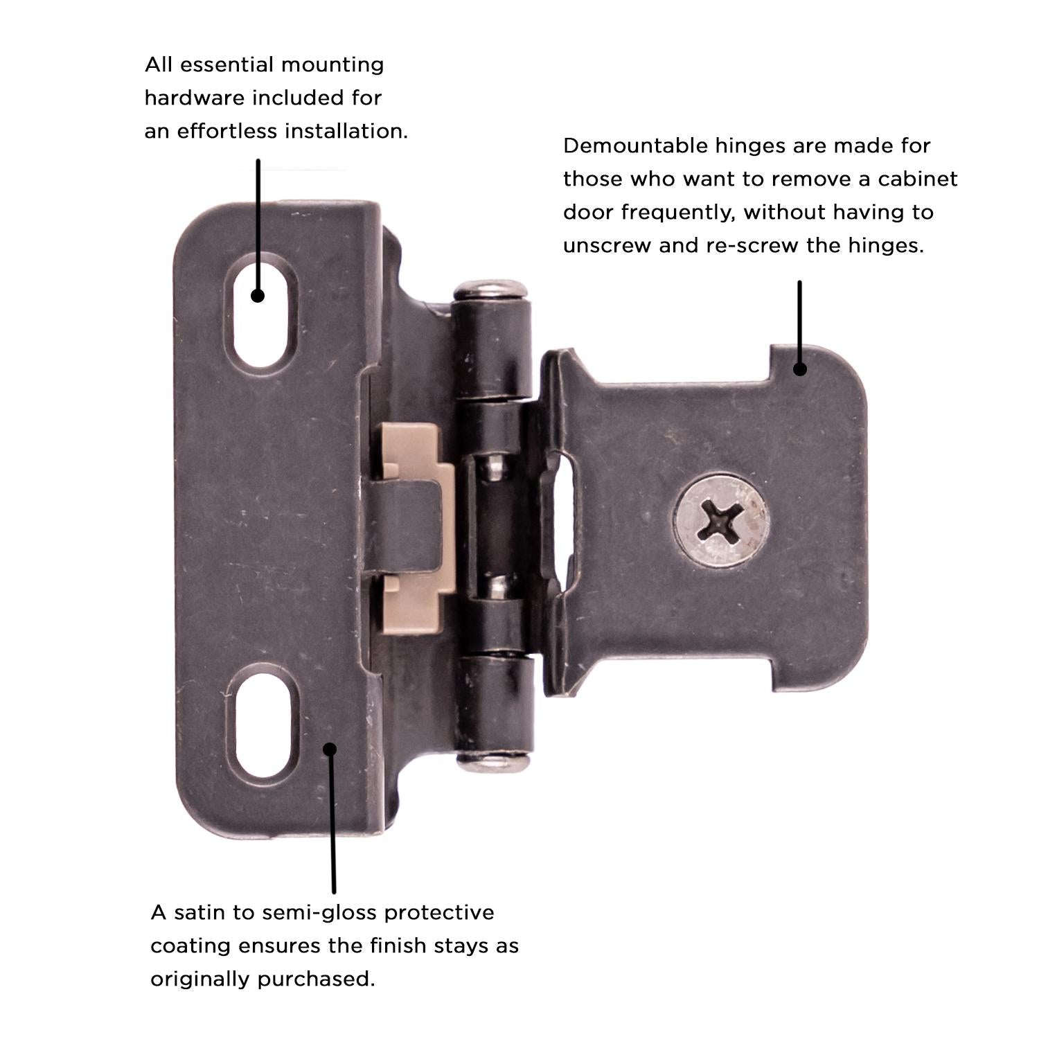 Hickory P5313, Single Demountable Hinge