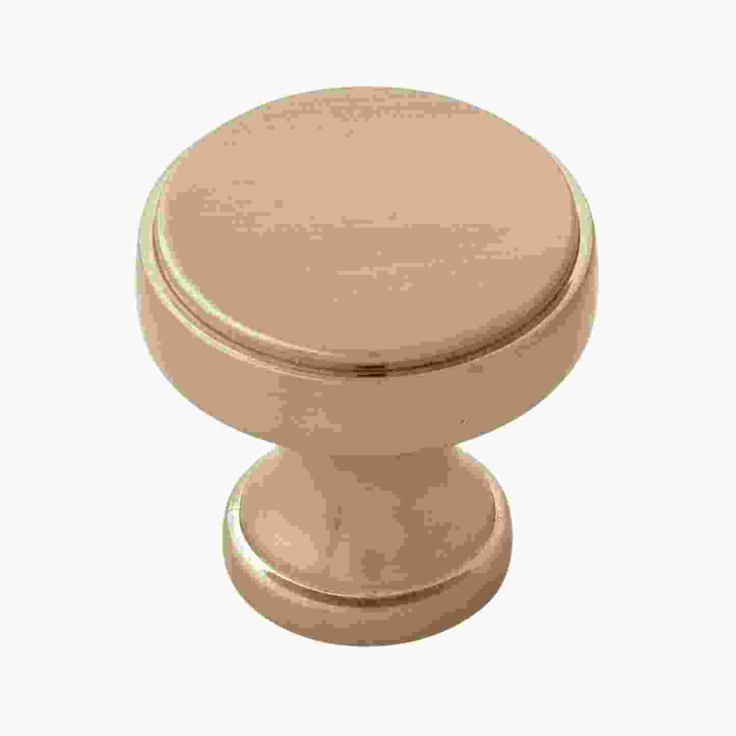 1-1/4 Inch Diameter Brownstone Round Knob