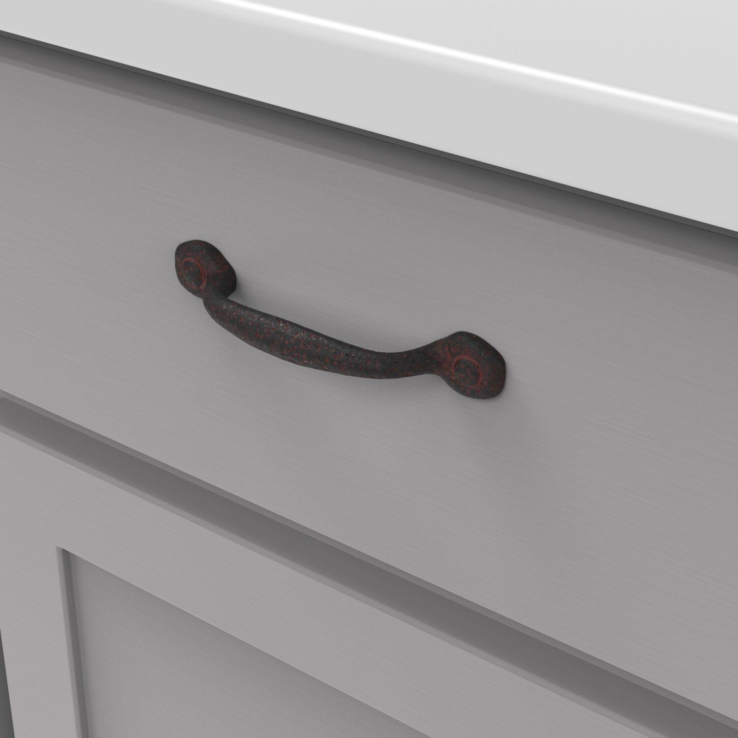 Hickory P3000, 3-3/4 Inch (96mm) Refined Rustic Pull