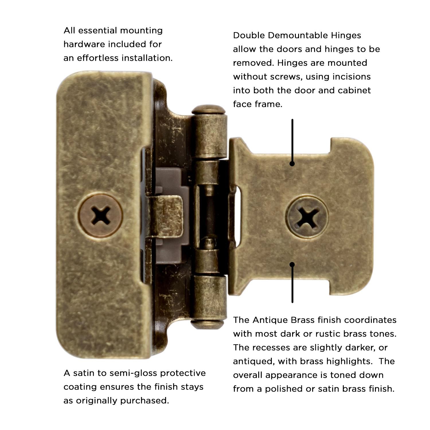 Hickory P5310, Double Demountable Hinge