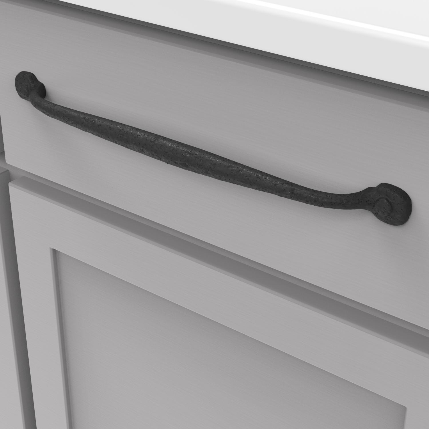 Hickory P2994, 12 InchRefined Rustic Pull