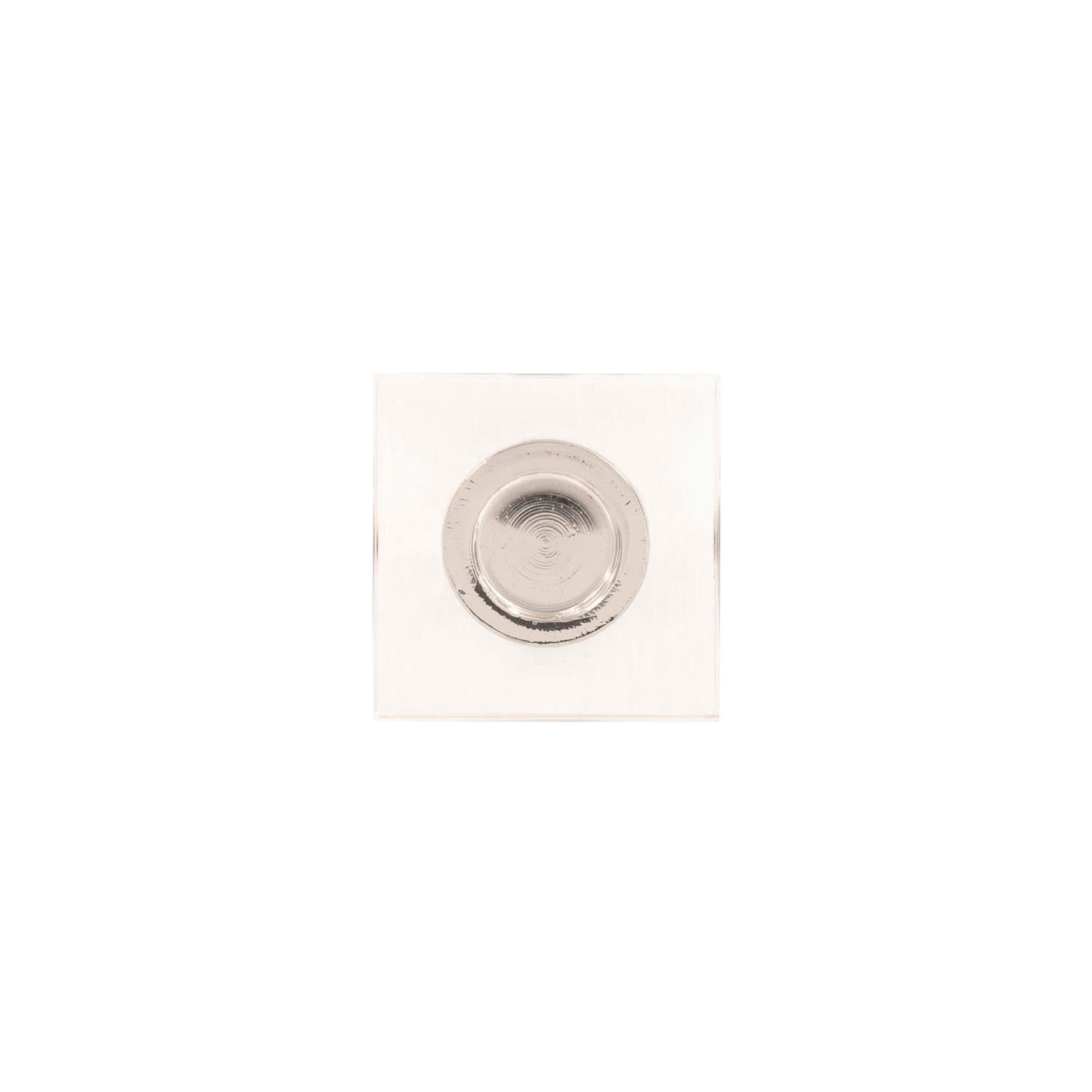 Hickory H079525, 1-3/8 Inch Square Crystal Palace Knob