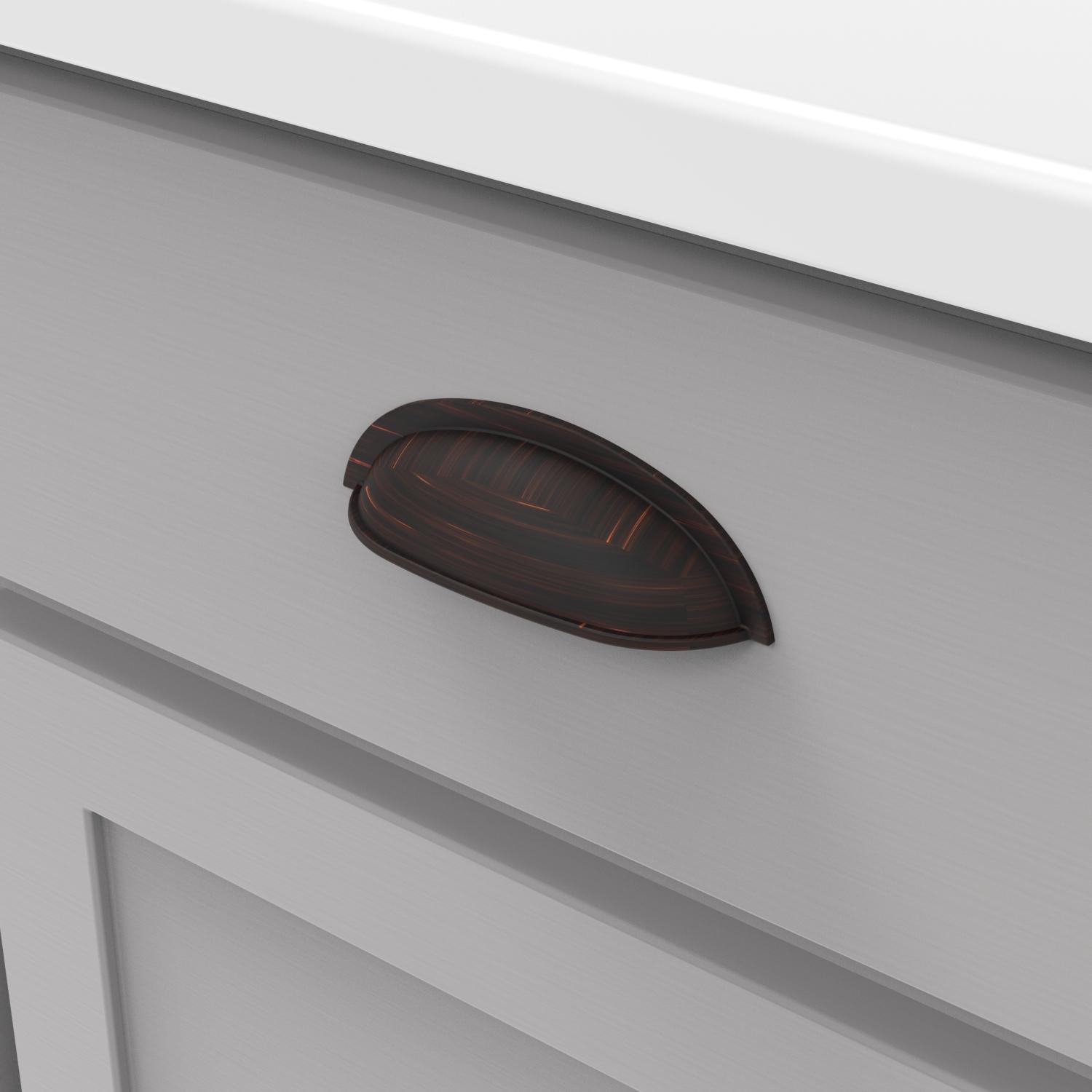 Hickory P3077, 3 Inch Center to Center Cottage Cup Pull