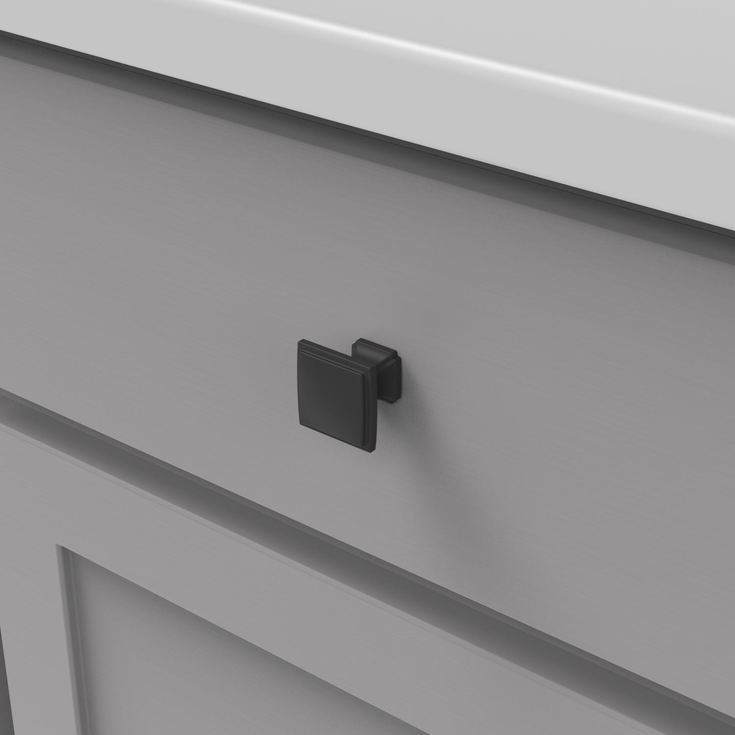 Hickory P3240, 1-1/4 Inch Square Bridges Knob