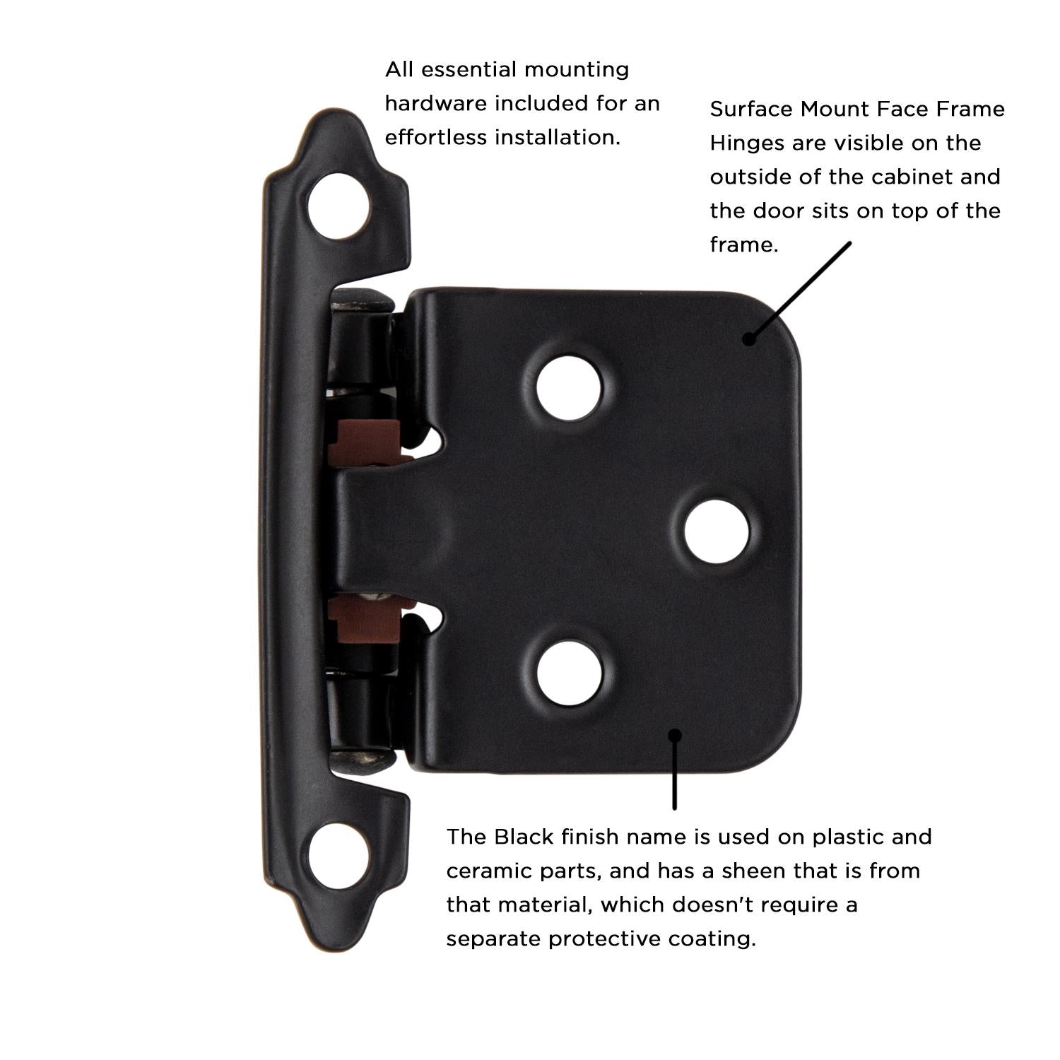 Hickory P144, Surface Self-Closing Hinge