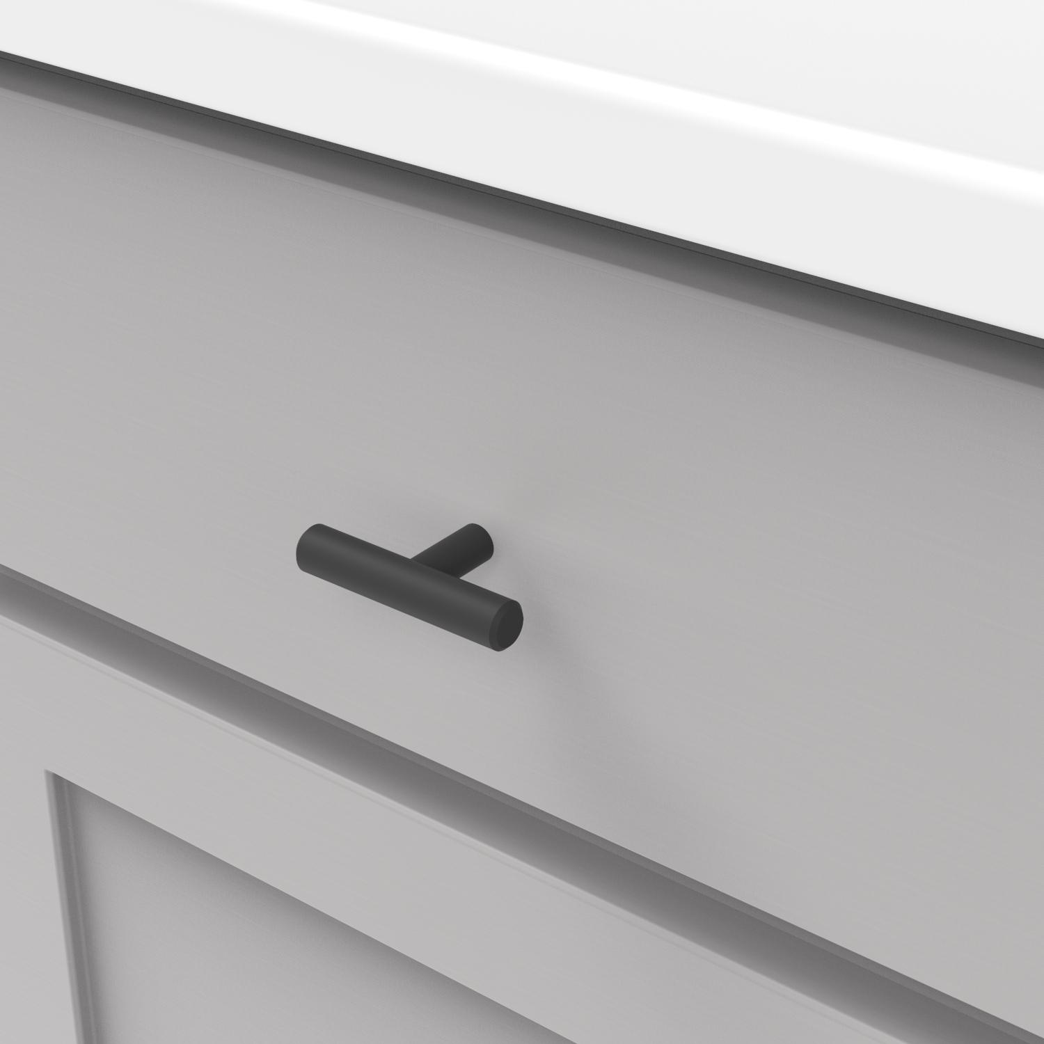 Hickory HH075591, 2-3/8 Inch X 1/2 Inch Bar Pulls Knob