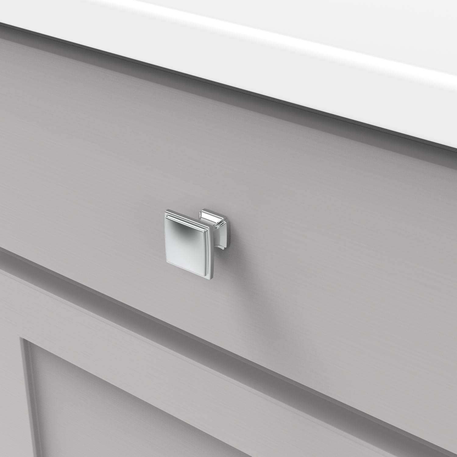 Hickory P3240, 1-1/4 Inch Square Bridges Knob