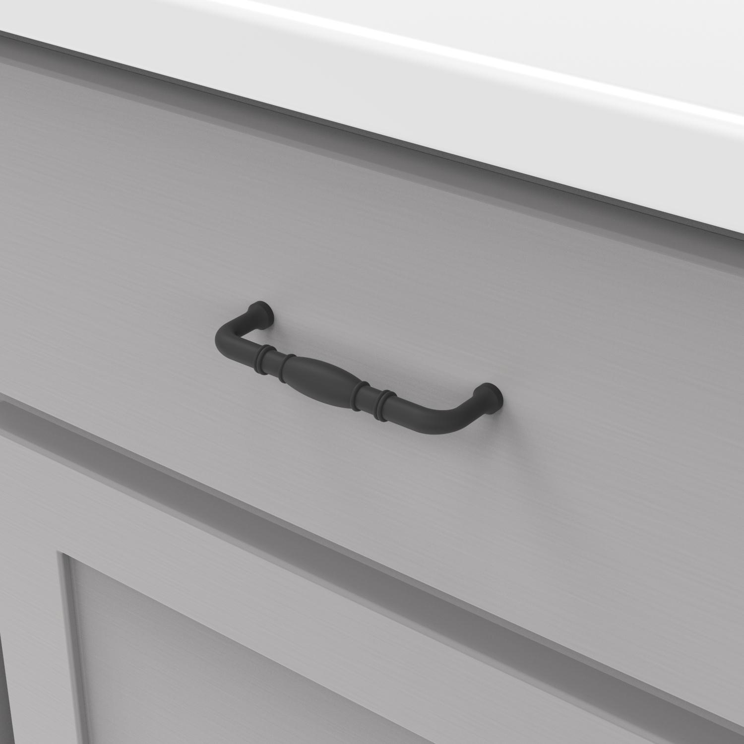 Hickory P3051, 3-3/4 Inch (96mm) Williamsburg Pull