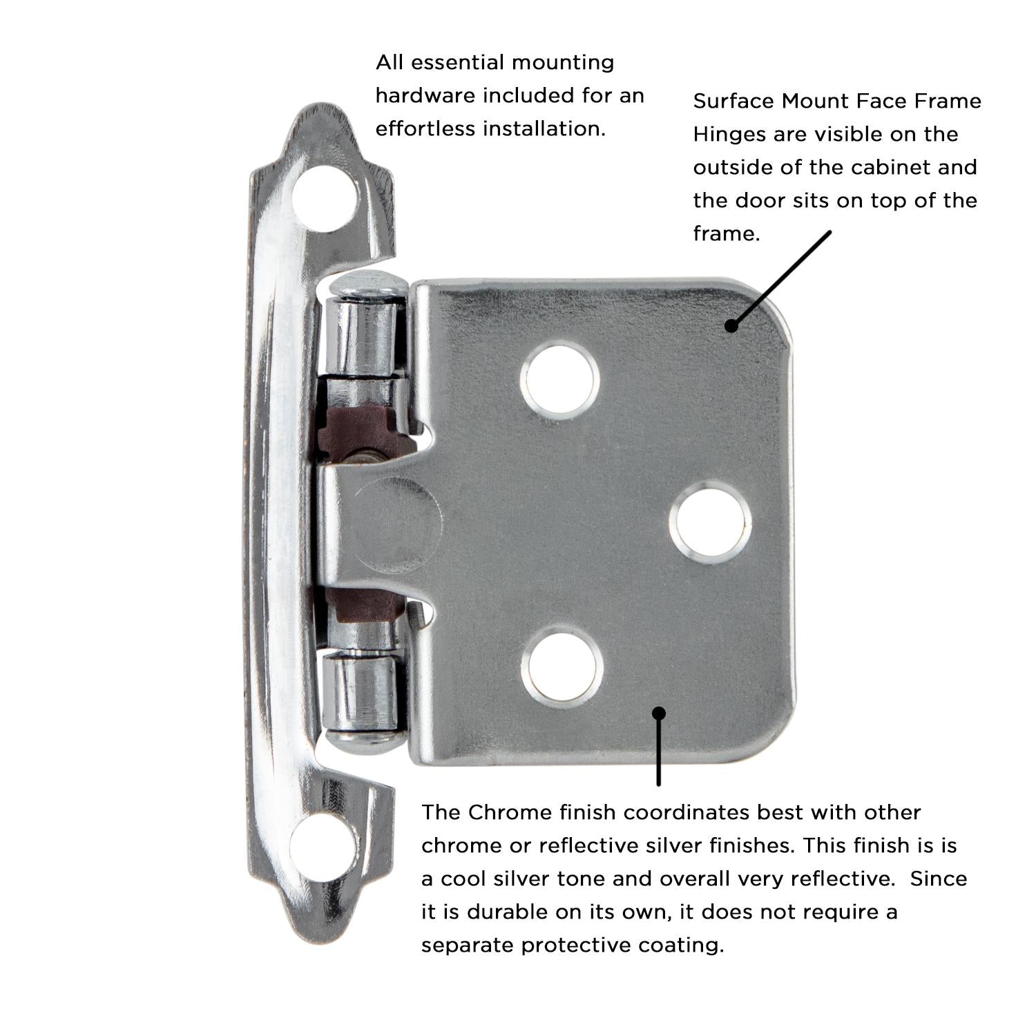 Hickory P144, Surface Self-Closing Hinge