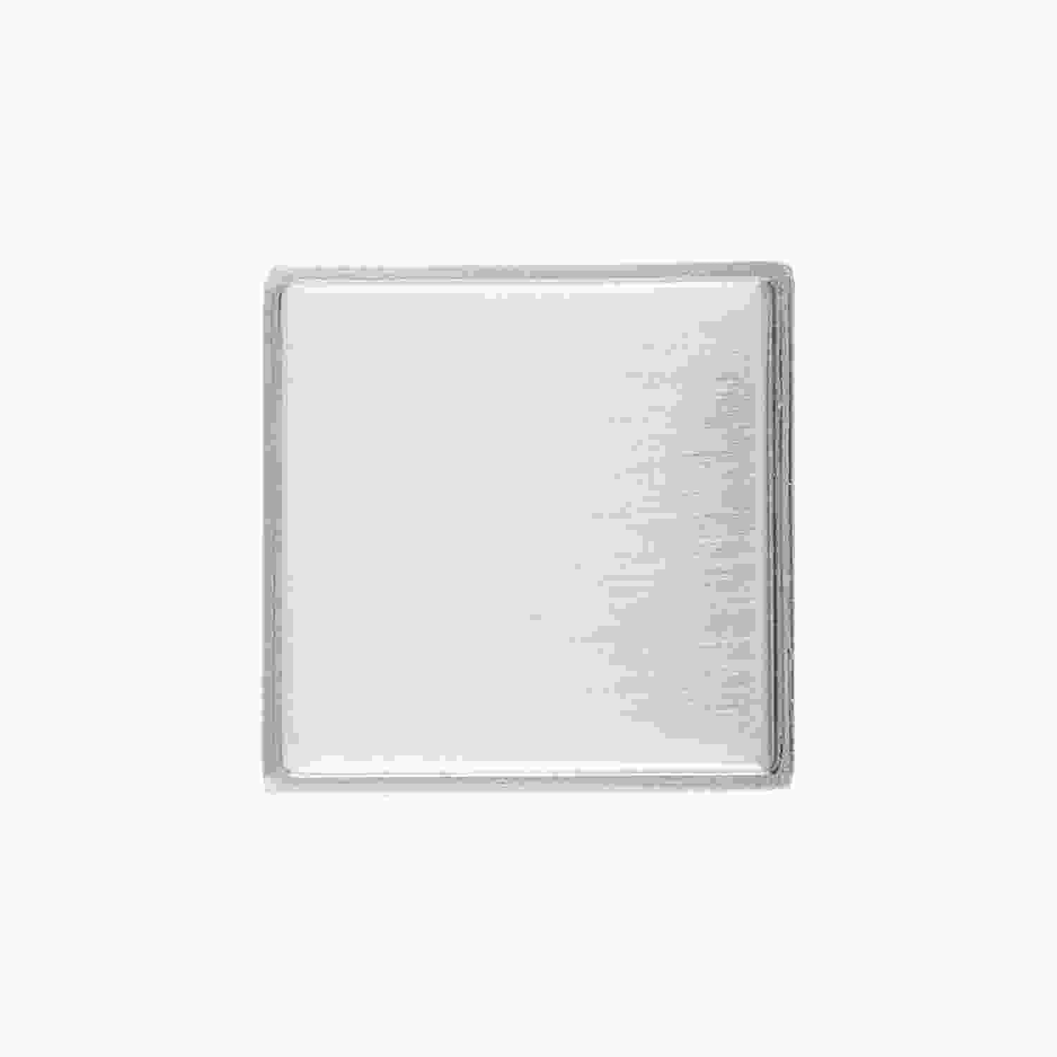 1-3/8 Inch Square Brownstone Square Knob