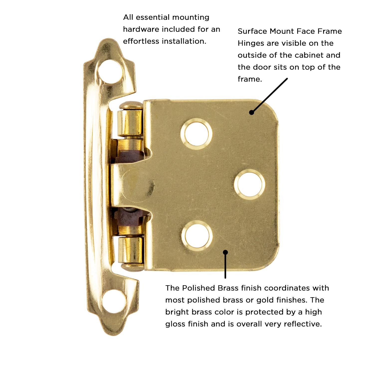 Hickory P144, Surface Self-Closing Hinge