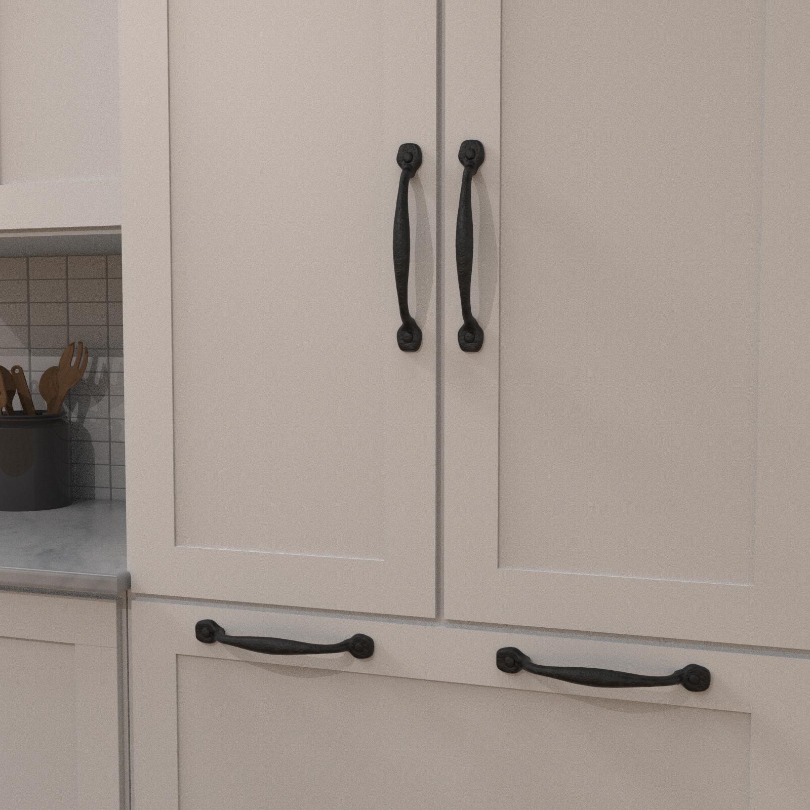 Hickory P3006, 8 Inch Center to Center Refined Rustic Appliance Pull