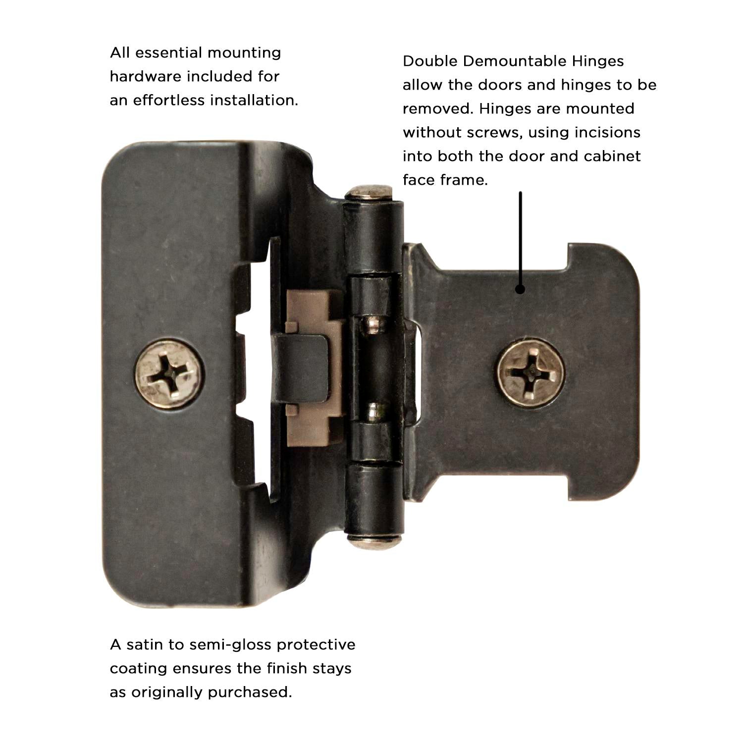 Hickory P5310, Double Demountable Hinge