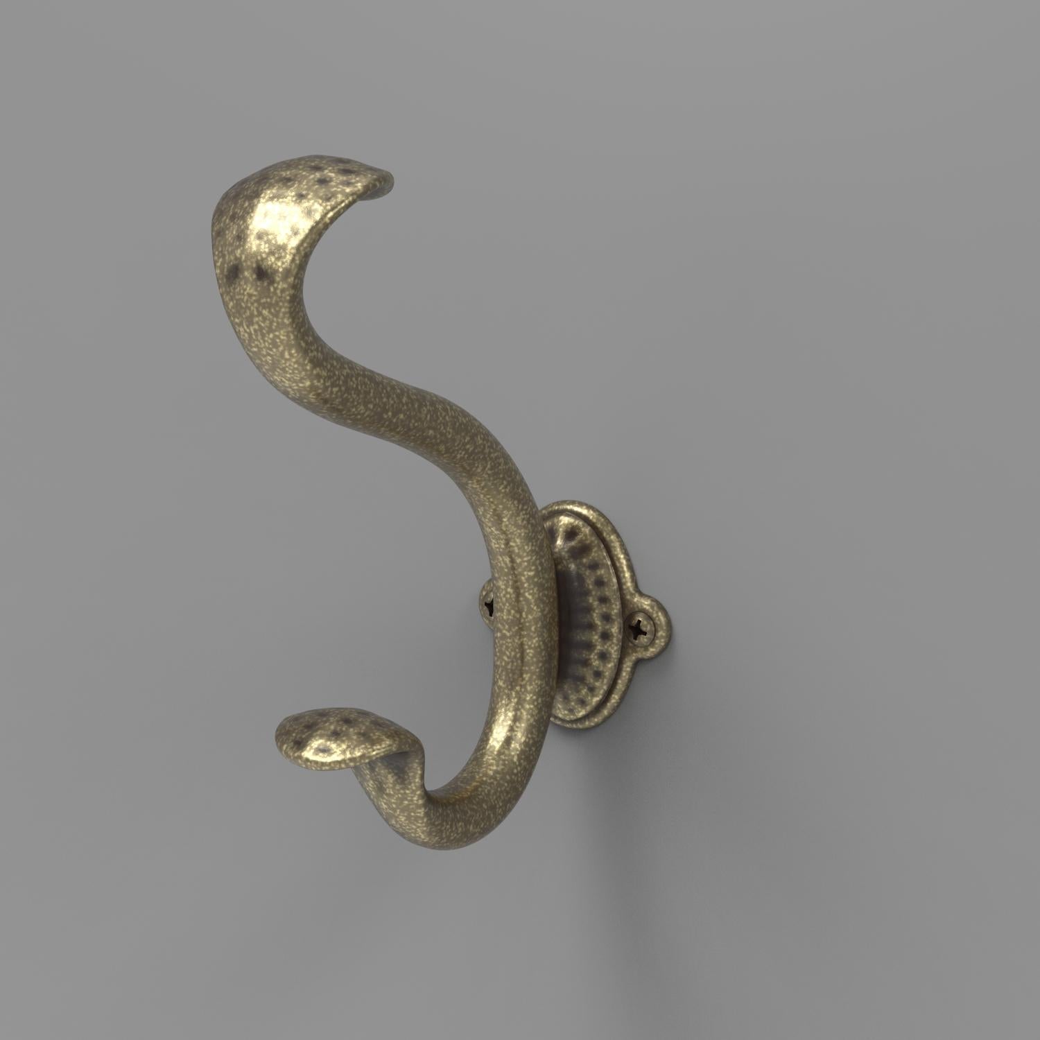 Hickory P2175, 1-3/8 Inch Center to Center Craftsman Hook