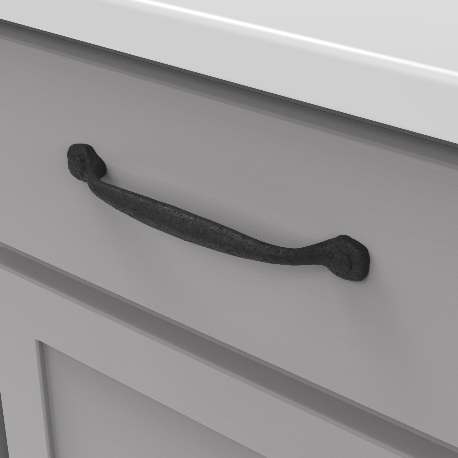 Hickory P2997, 6-5/16 Inch (160mm) Refined Rustic Pull