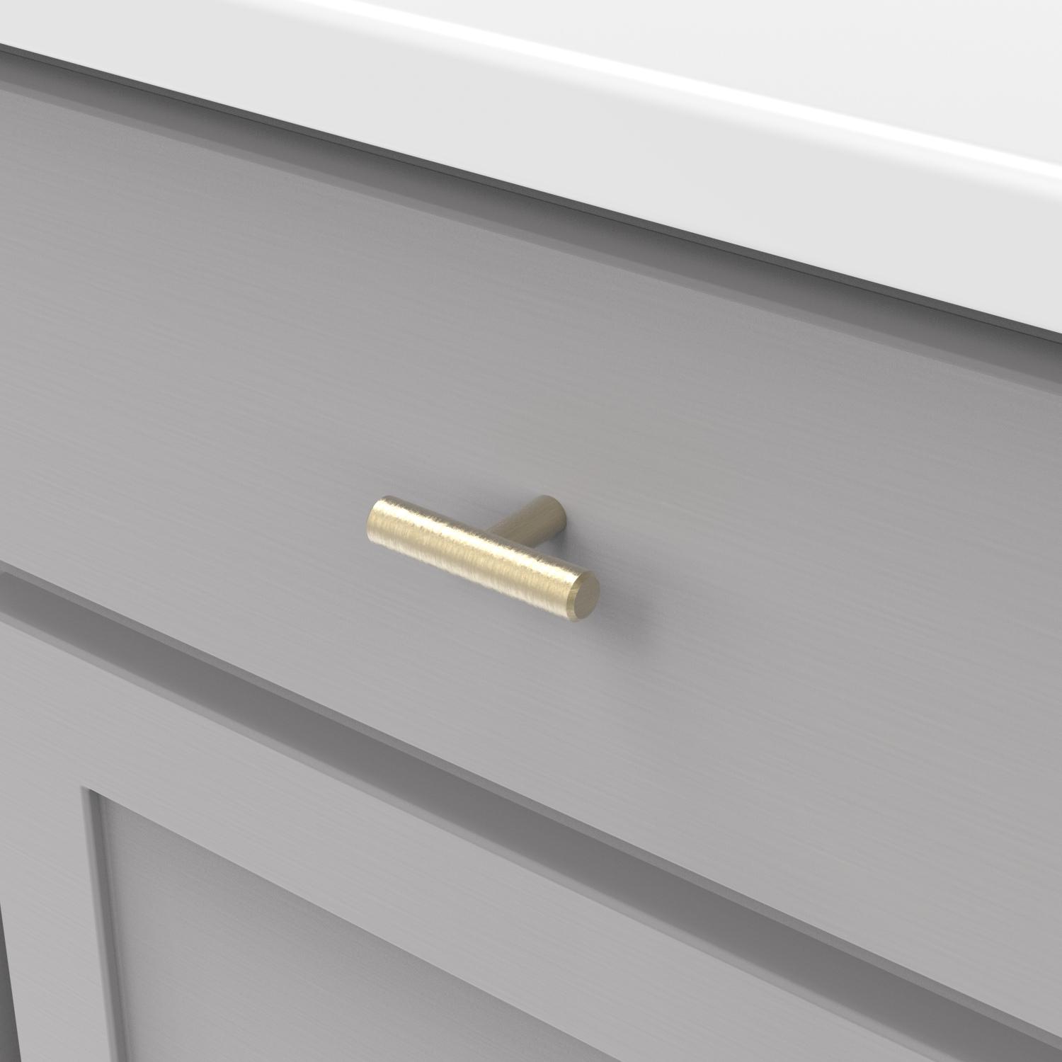 Hickory HH075591, 2-3/8 Inch X 1/2 Inch Bar Pulls Knob