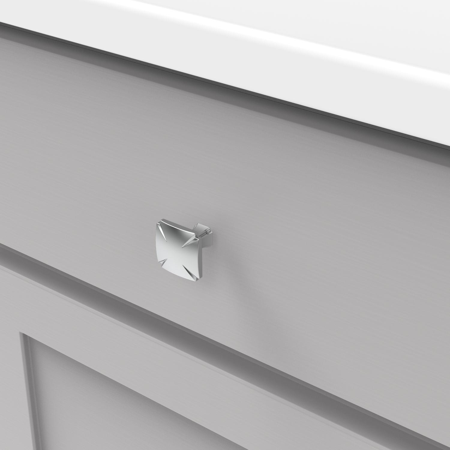 Hickory P3230, 1-3/16 Inch Square Bridges Knob