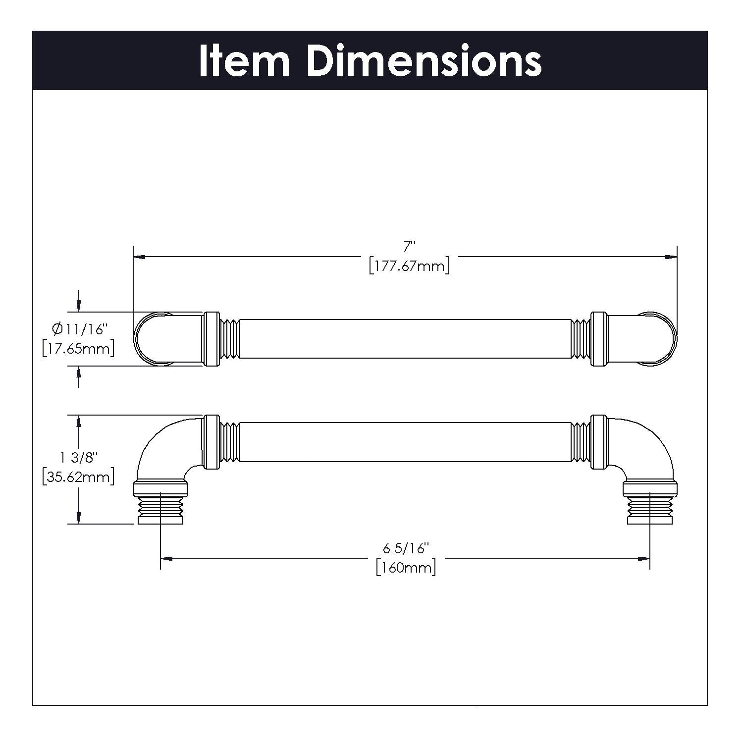 Hickory HH075010, 6-5/16 Inch (160mm) Pipeline Pull