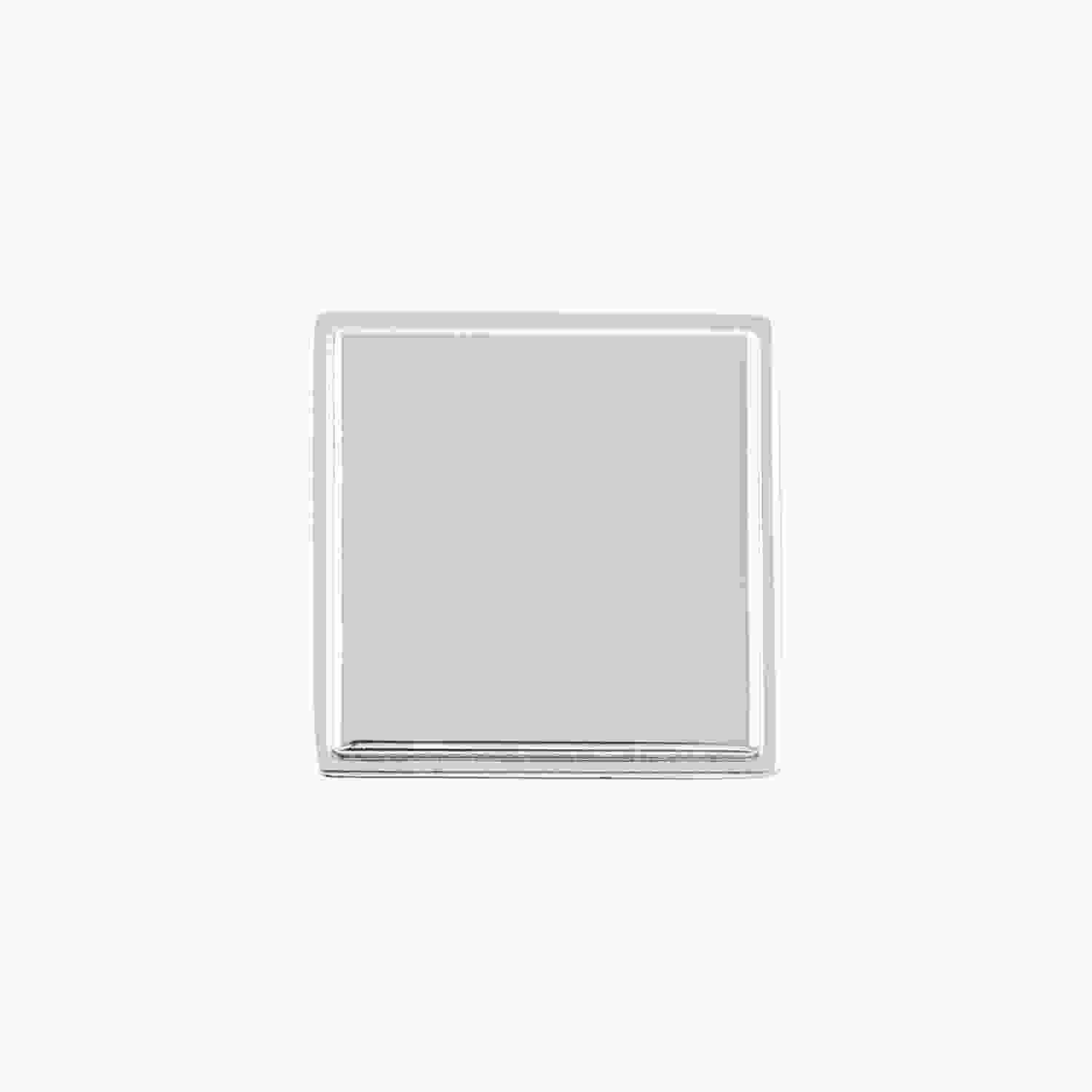1-1/8 Inch Square Brownstone Square Knob