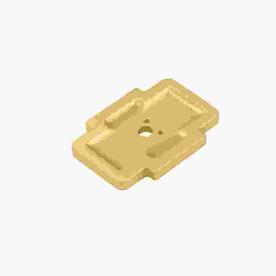 1-3/4 Inch x 1-1/4 Inch Coventry Knob Backplate
