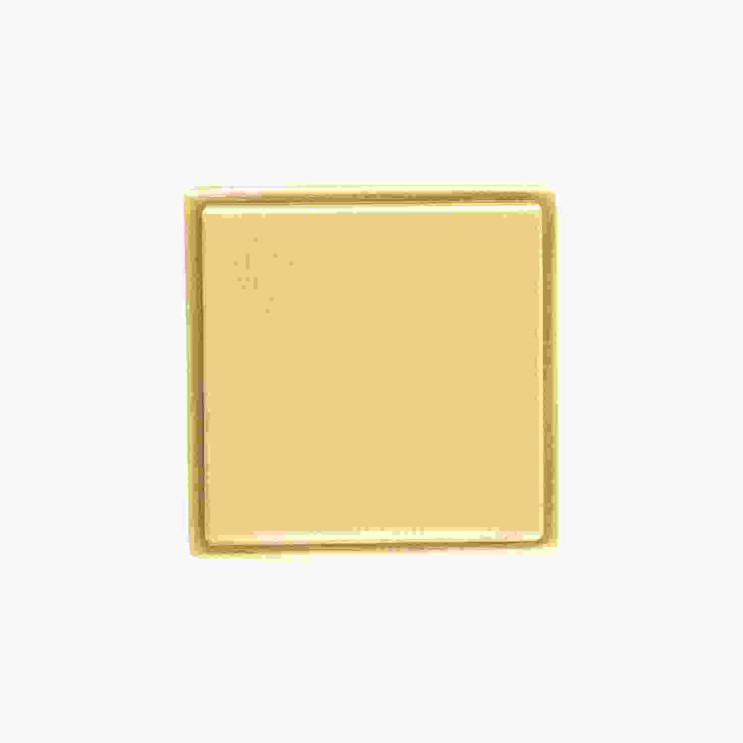 1-3/8 Inch Square Brownstone Square Knob