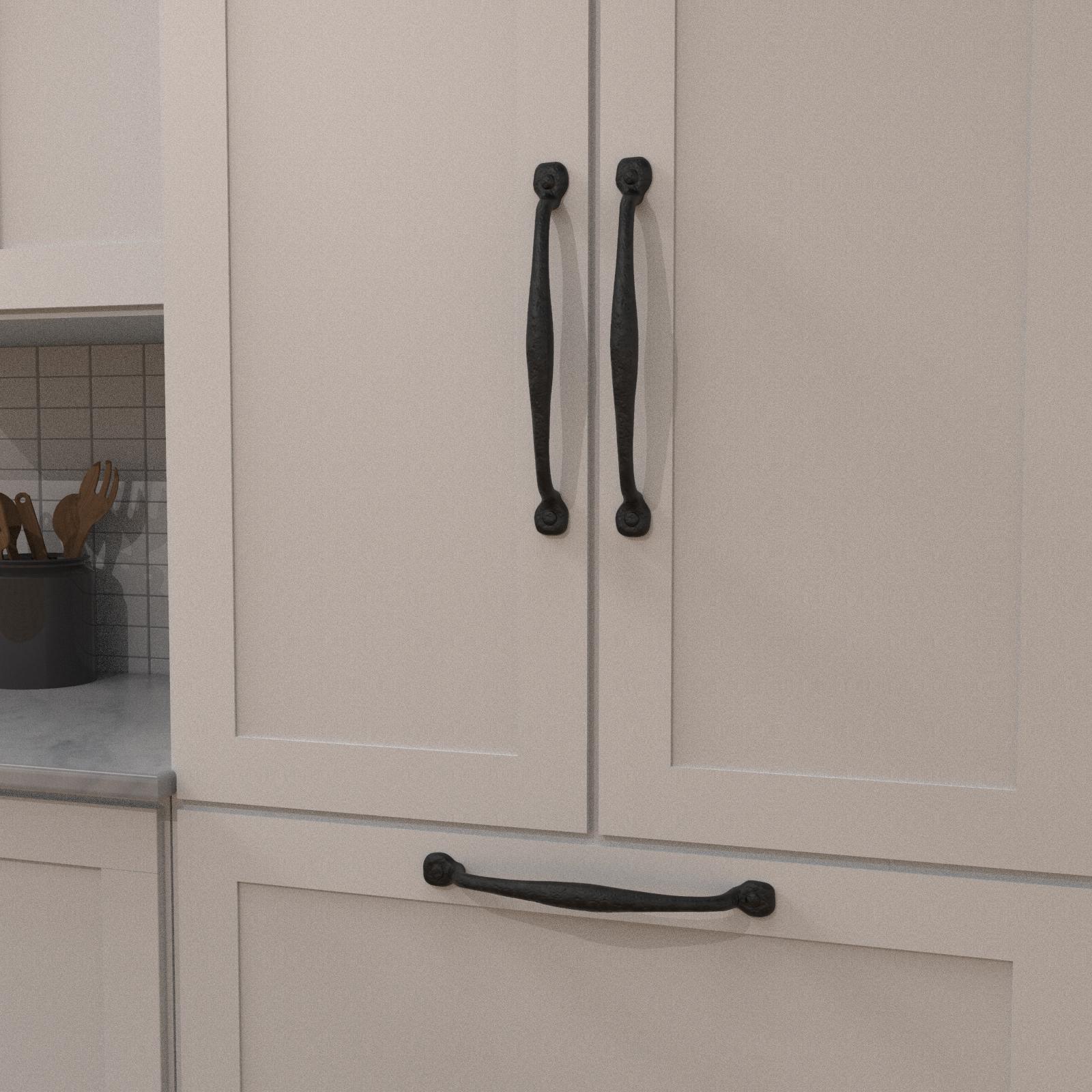Hickory P3005, 12 Inch Center to Center Refined Rustic Appliance Pull