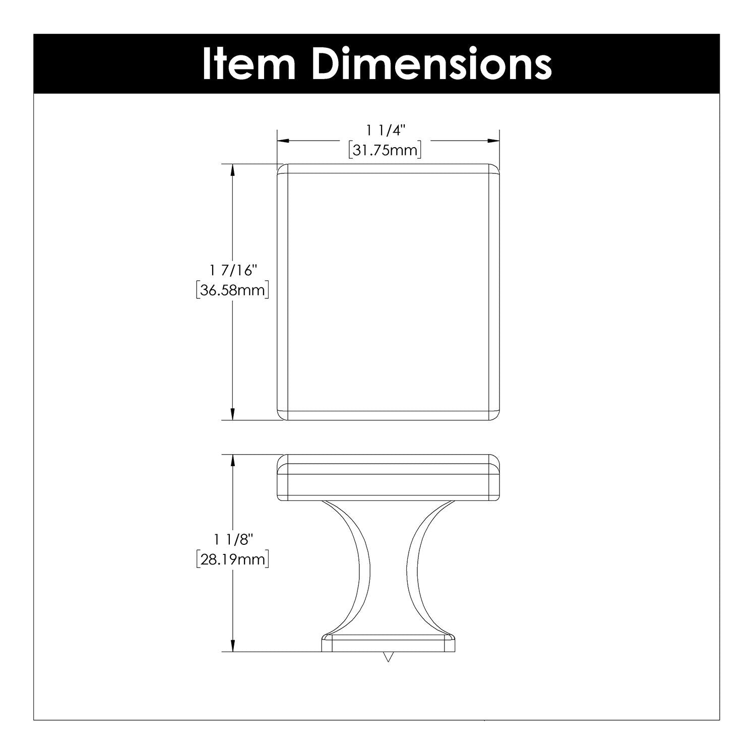 Hickory H076699, Forge Knob