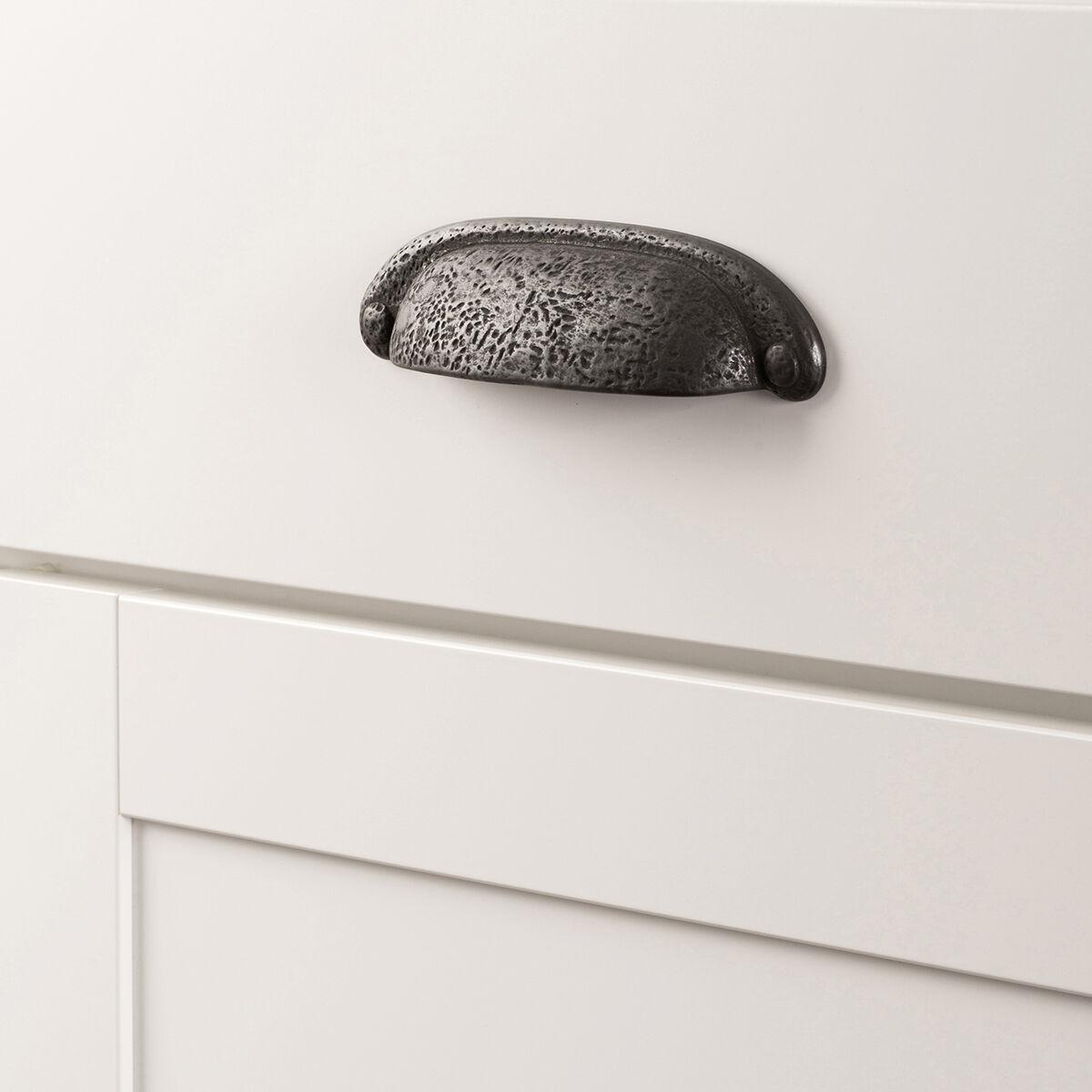 Hickory P3004, 3 Inch & 3-3/4 Inch (96mm) Center to Center Refined Rustic Pull