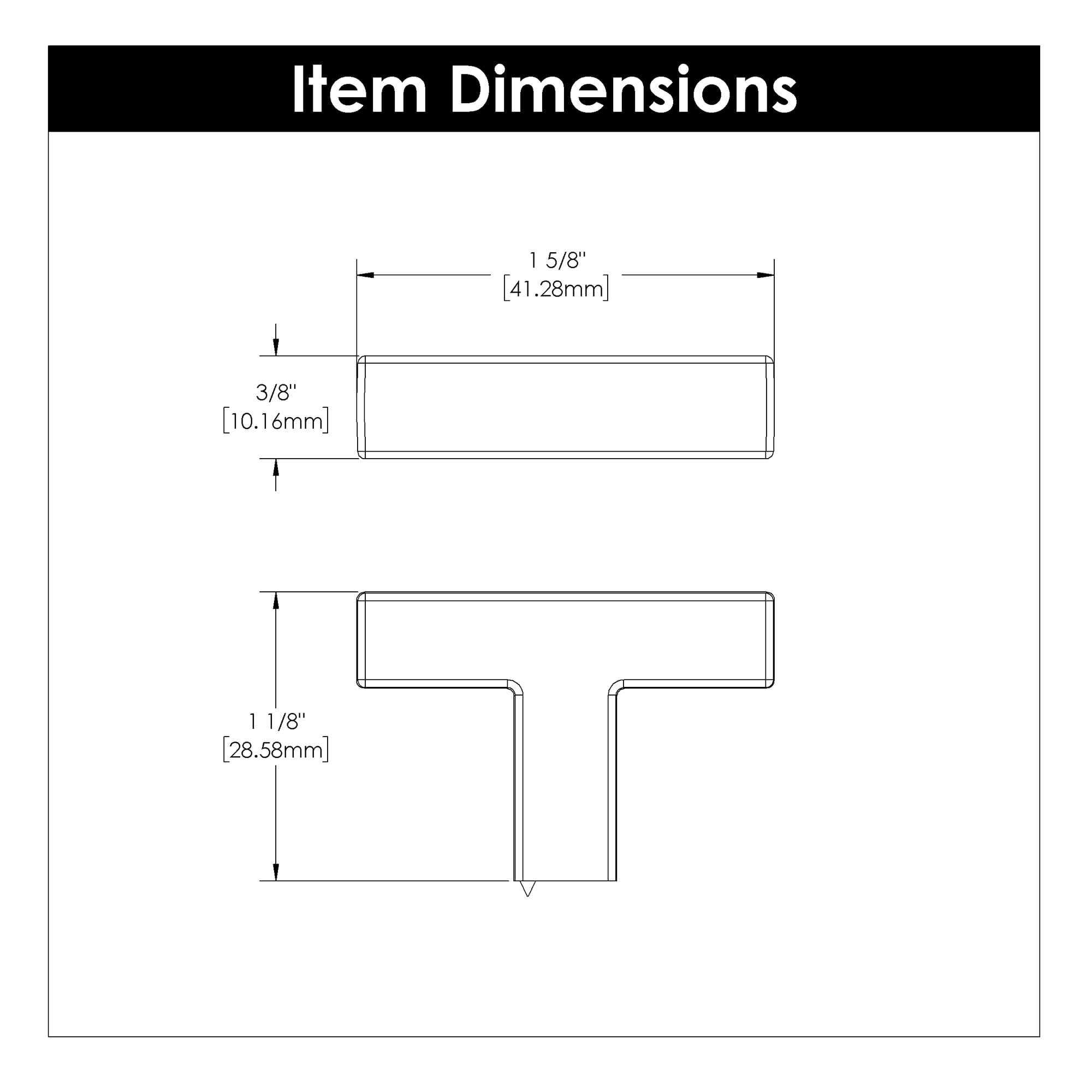 Hickory HH079668, Skylight T-Knob