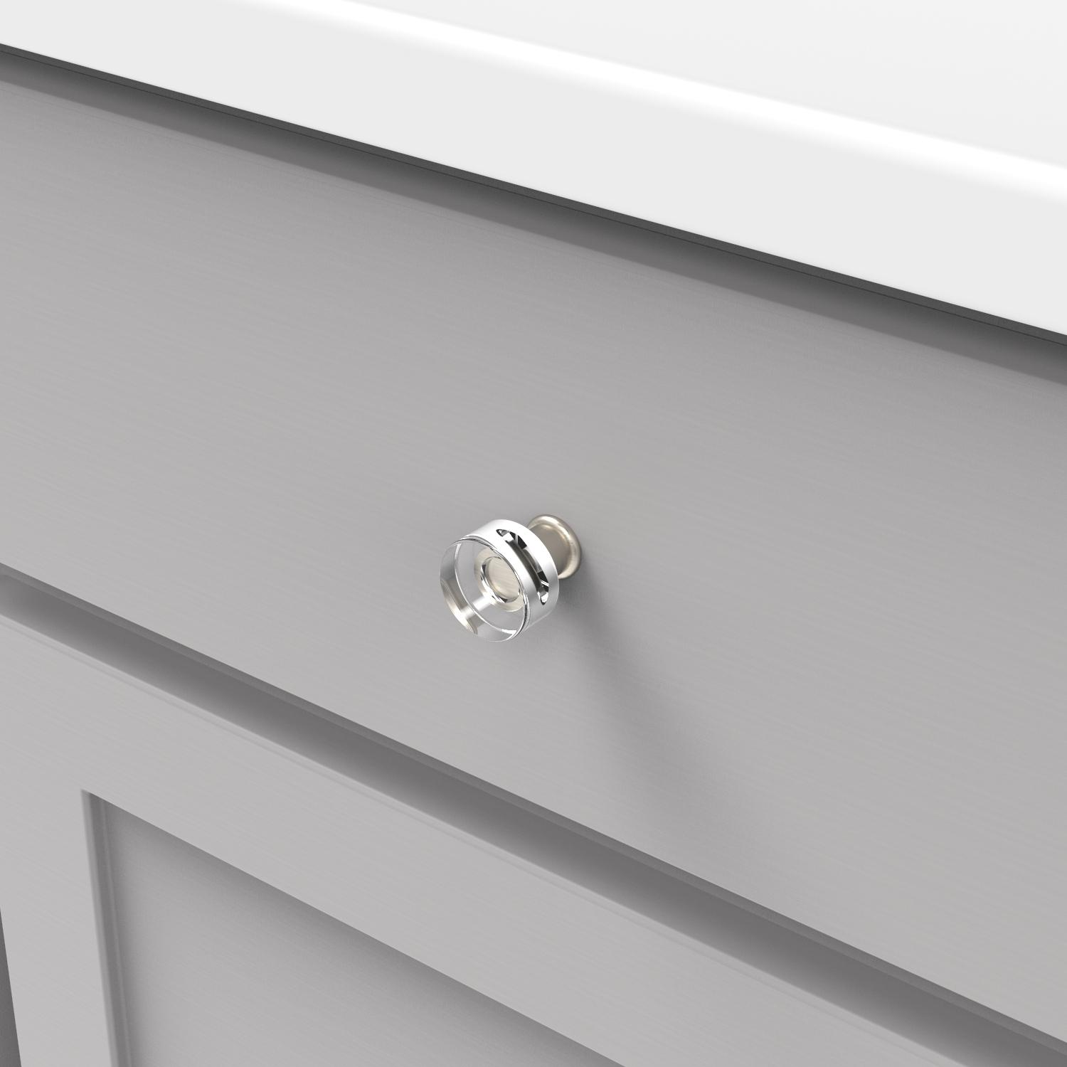 Hickory P3708, 1 Inch Diameter Midway Knob
