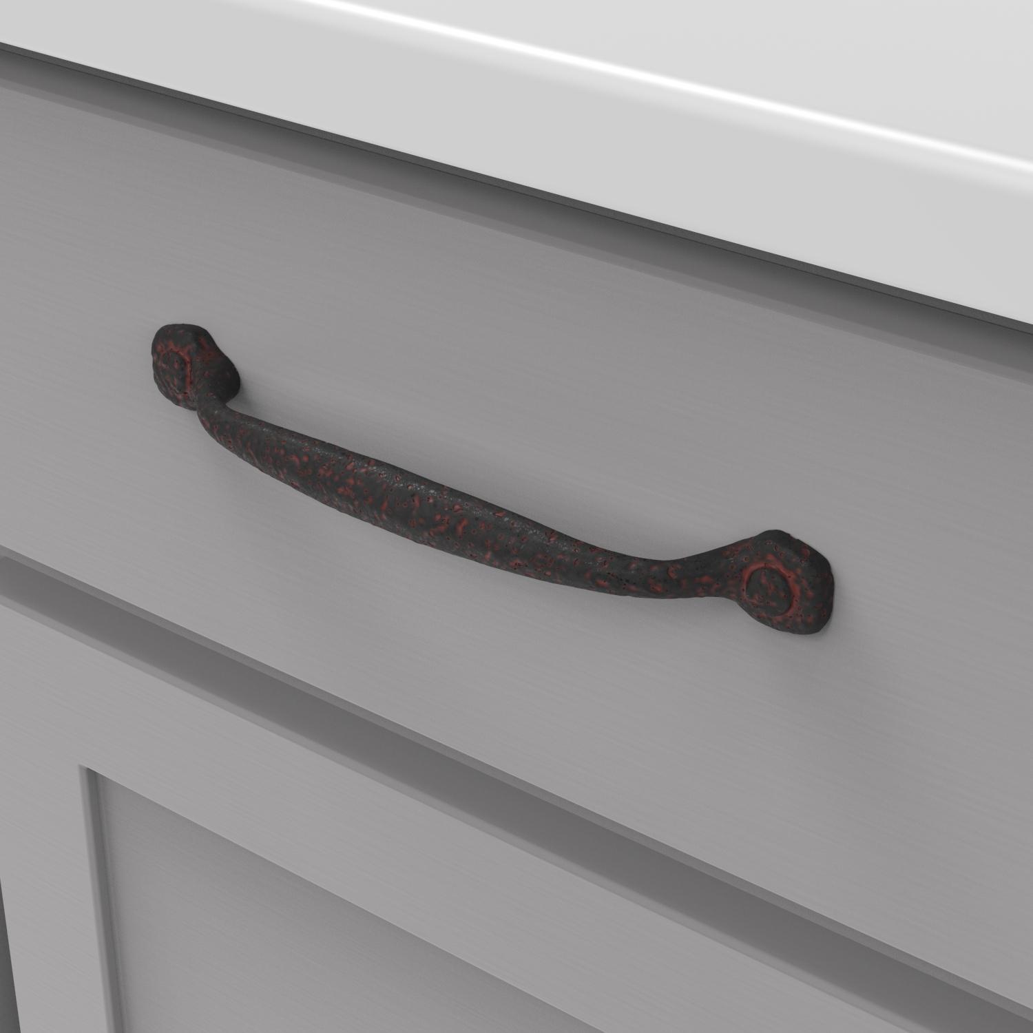 Hickory P2997, 6-5/16 Inch (160mm) Refined Rustic Pull