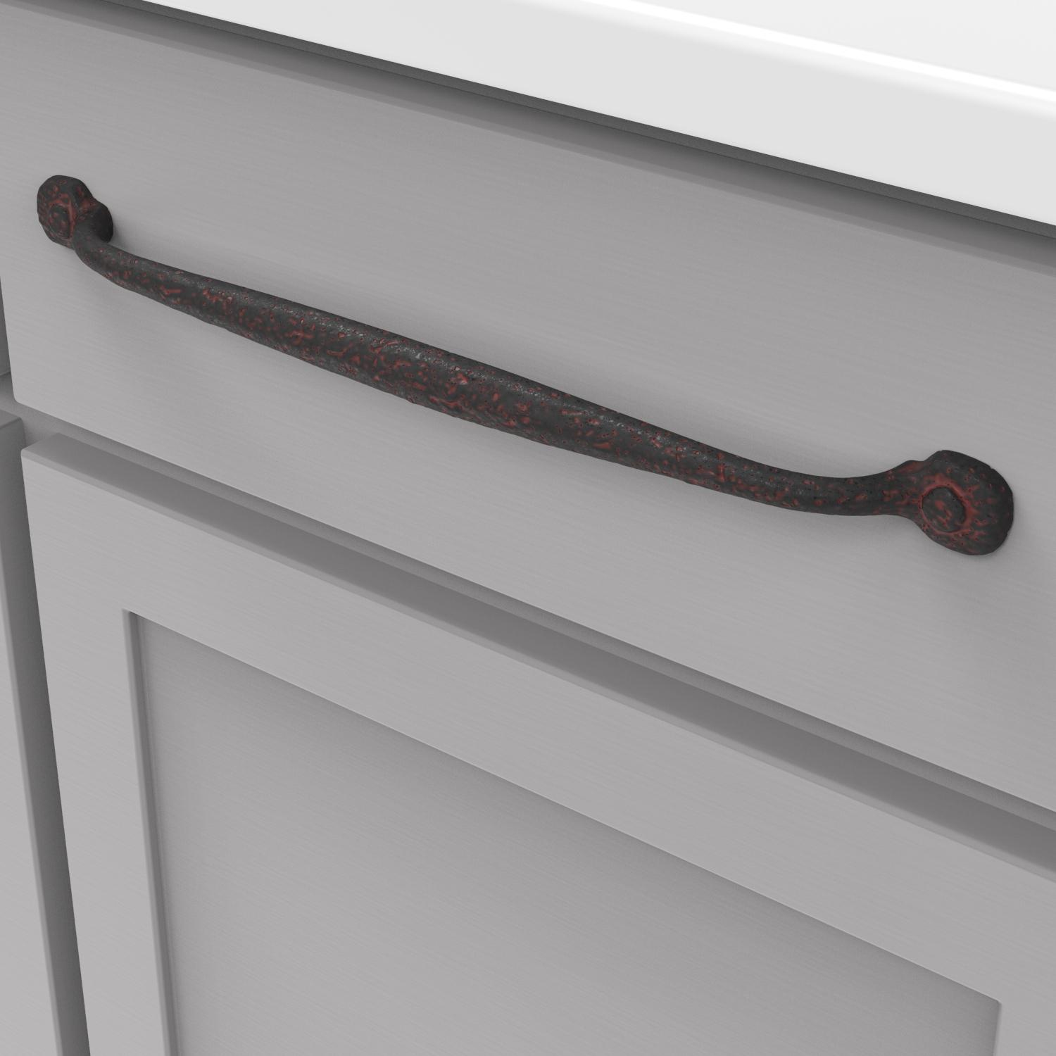Hickory P2994, 12 InchRefined Rustic Pull