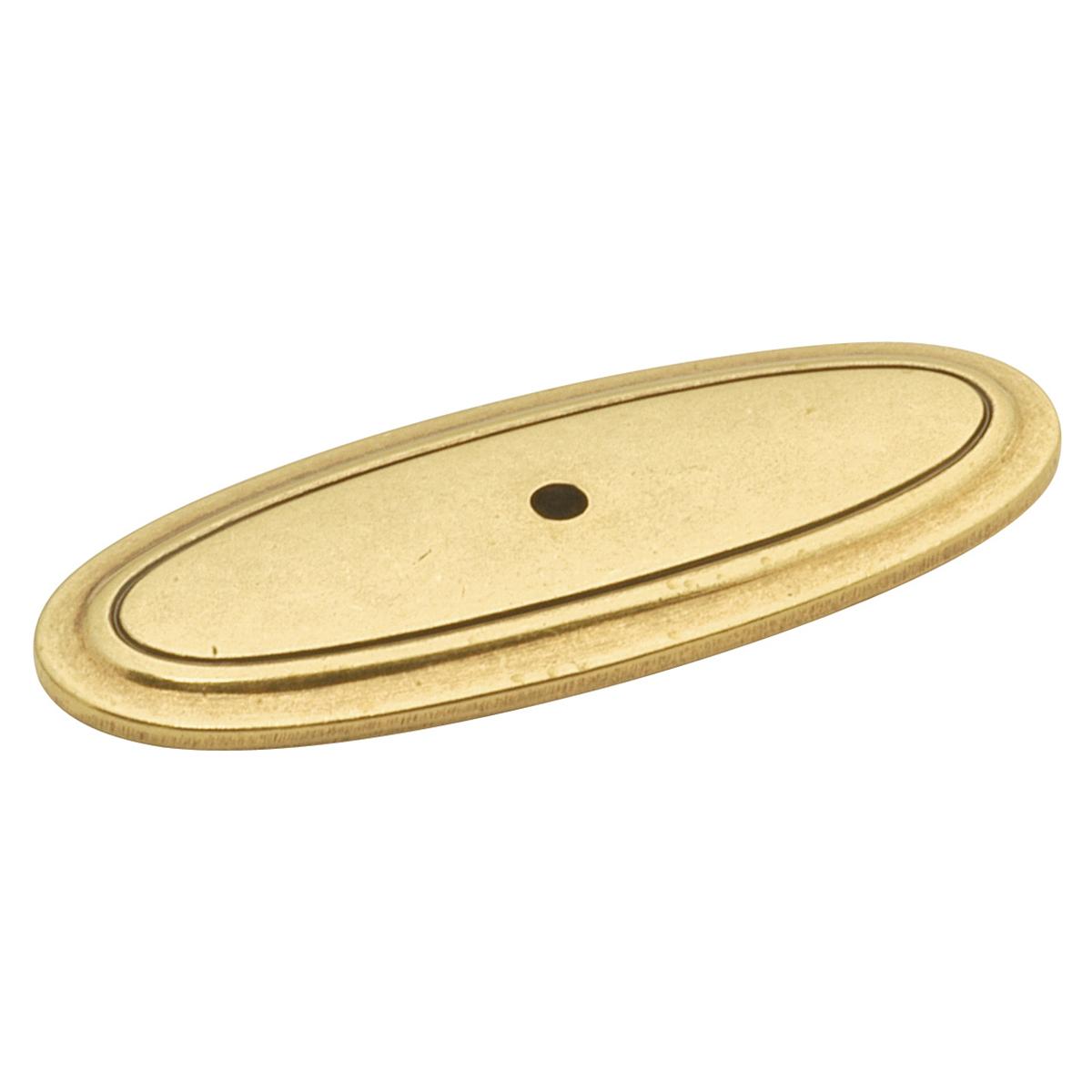 Hickory P277, 3 Inch X 1-1/8 Inch Oval Manor House Knob Backplate