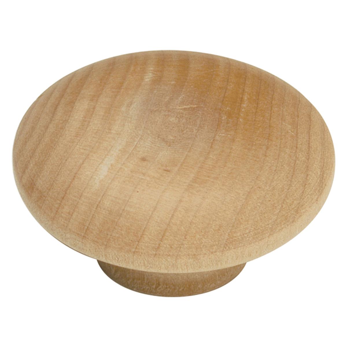 Hickory P186, 2 Inch Diameter Natural Woodcraft Knob