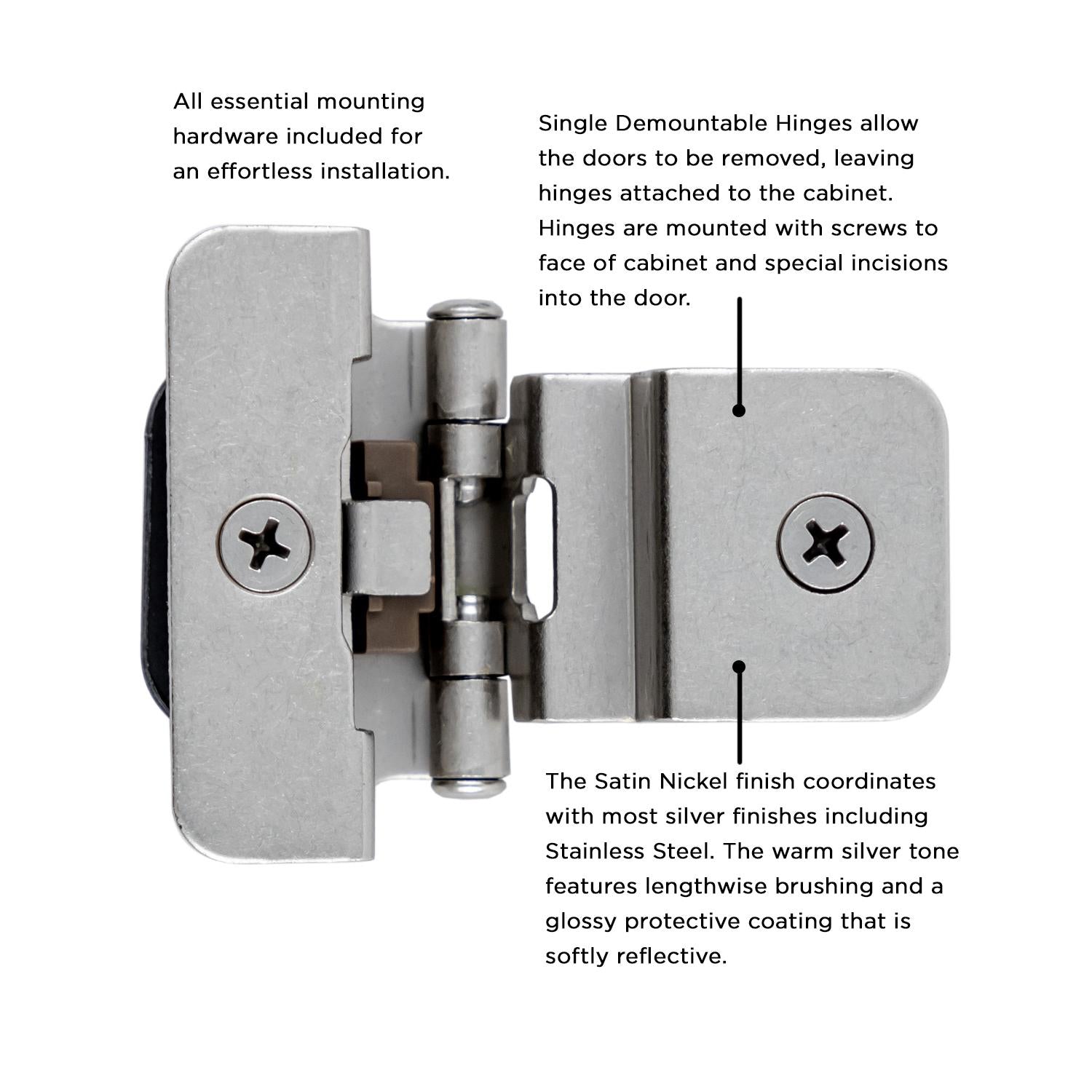 Hickory P5312, Double Demountable Hinge