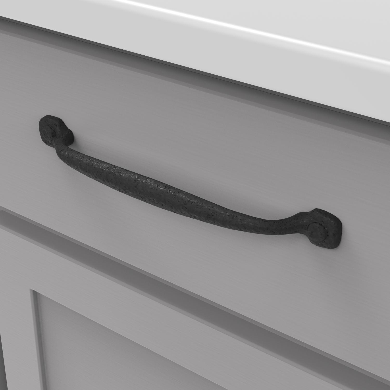 Hickory P2996, 7-9/16 Inch (192mm) Refined Rustic Pull