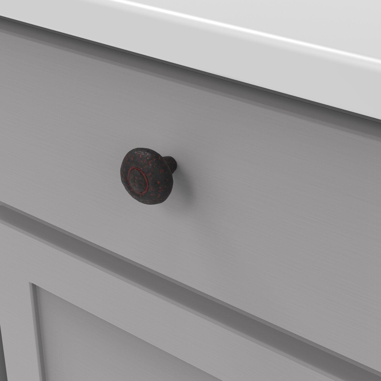 Hickory P3003, 1-1/2 Inch Diameter Refined Rustic Knob