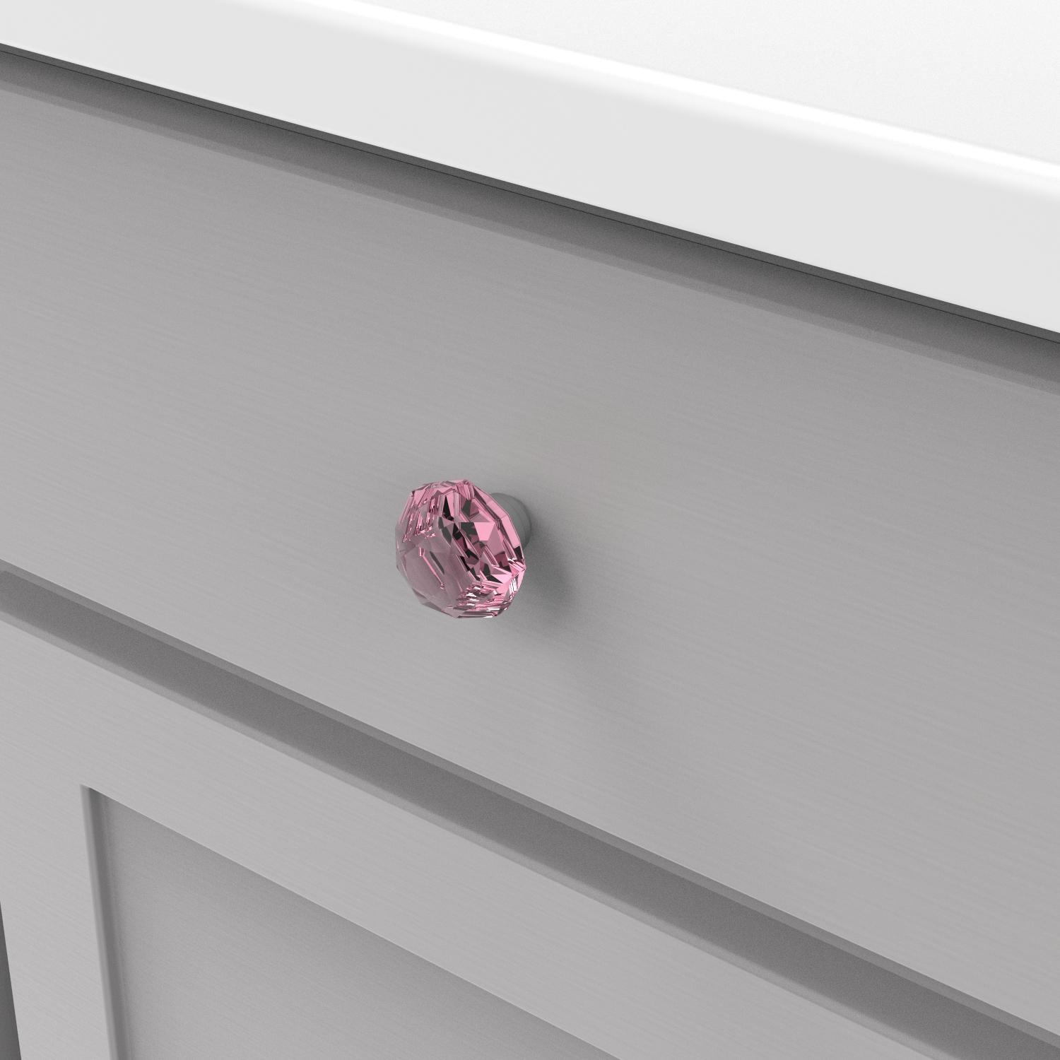 Hickory HH075854, 1-1/4 Inch Diameter Crystal Palace Knob