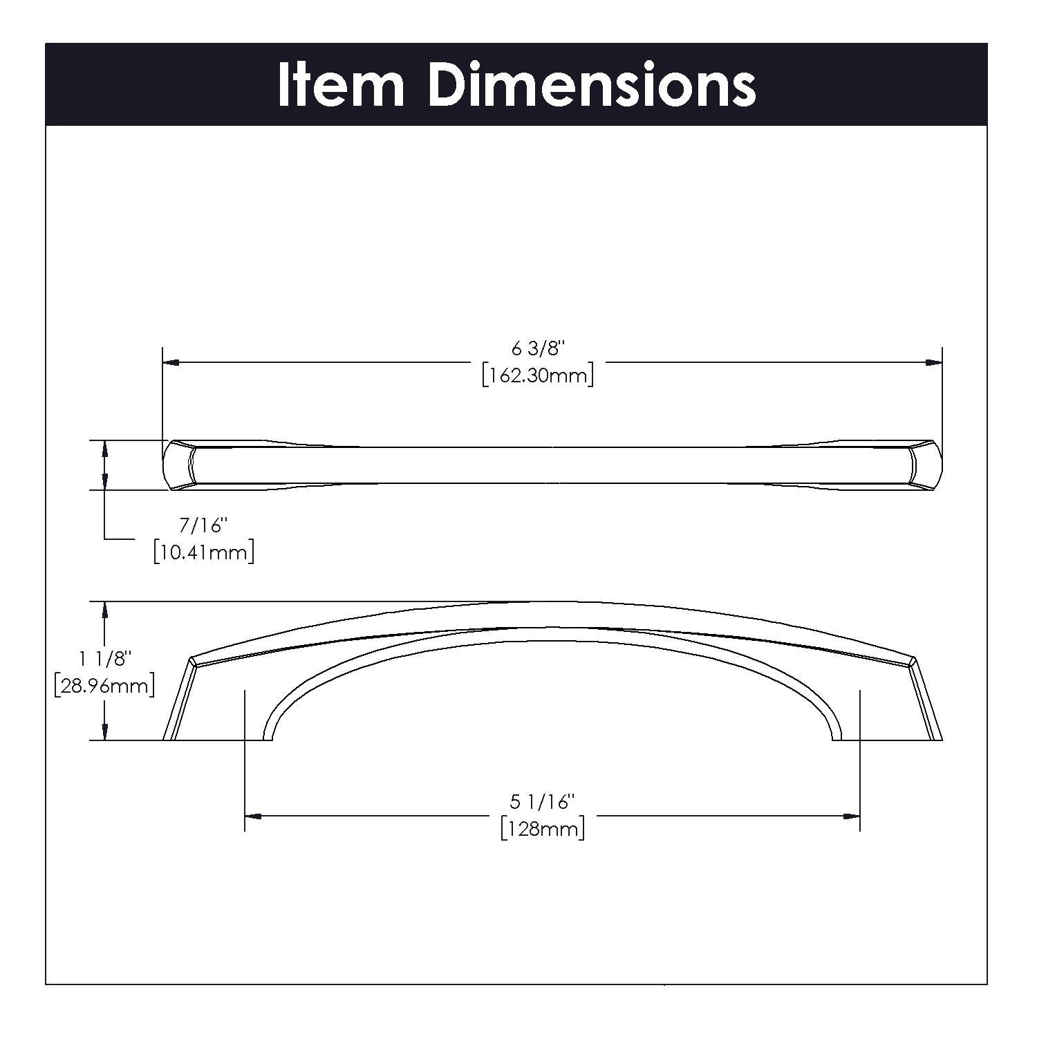 5-1/16 Inch (128mm) Greenwich Pull