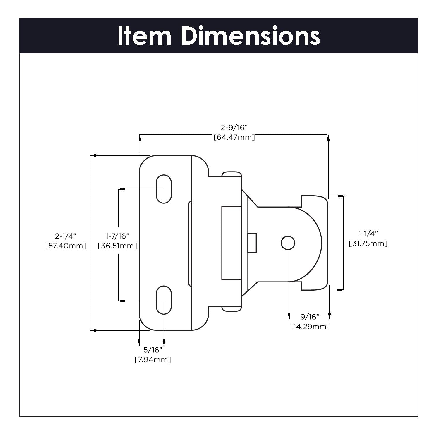 Hickory P5313, Single Demountable Hinge