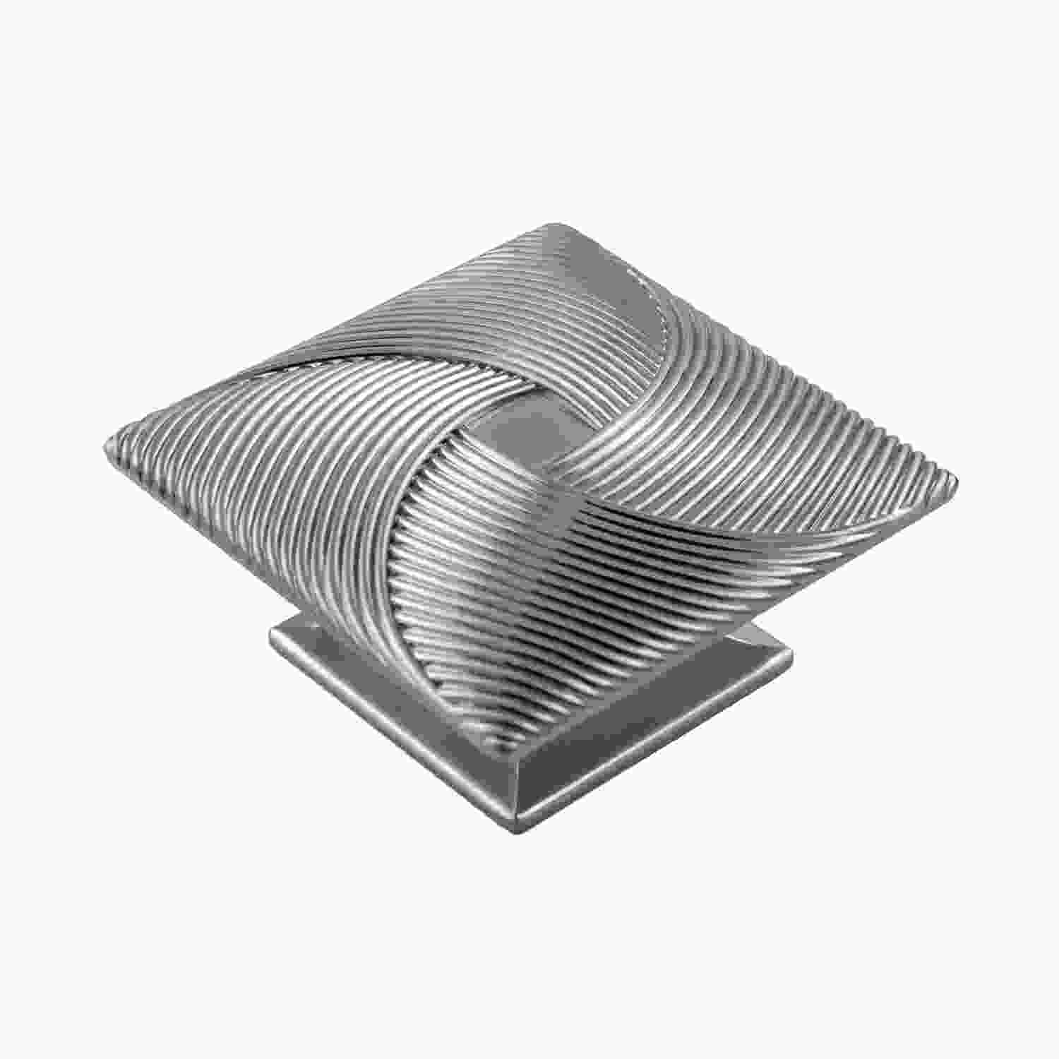 3-1/2 Inch Square Bijou Tempest Square Knob
