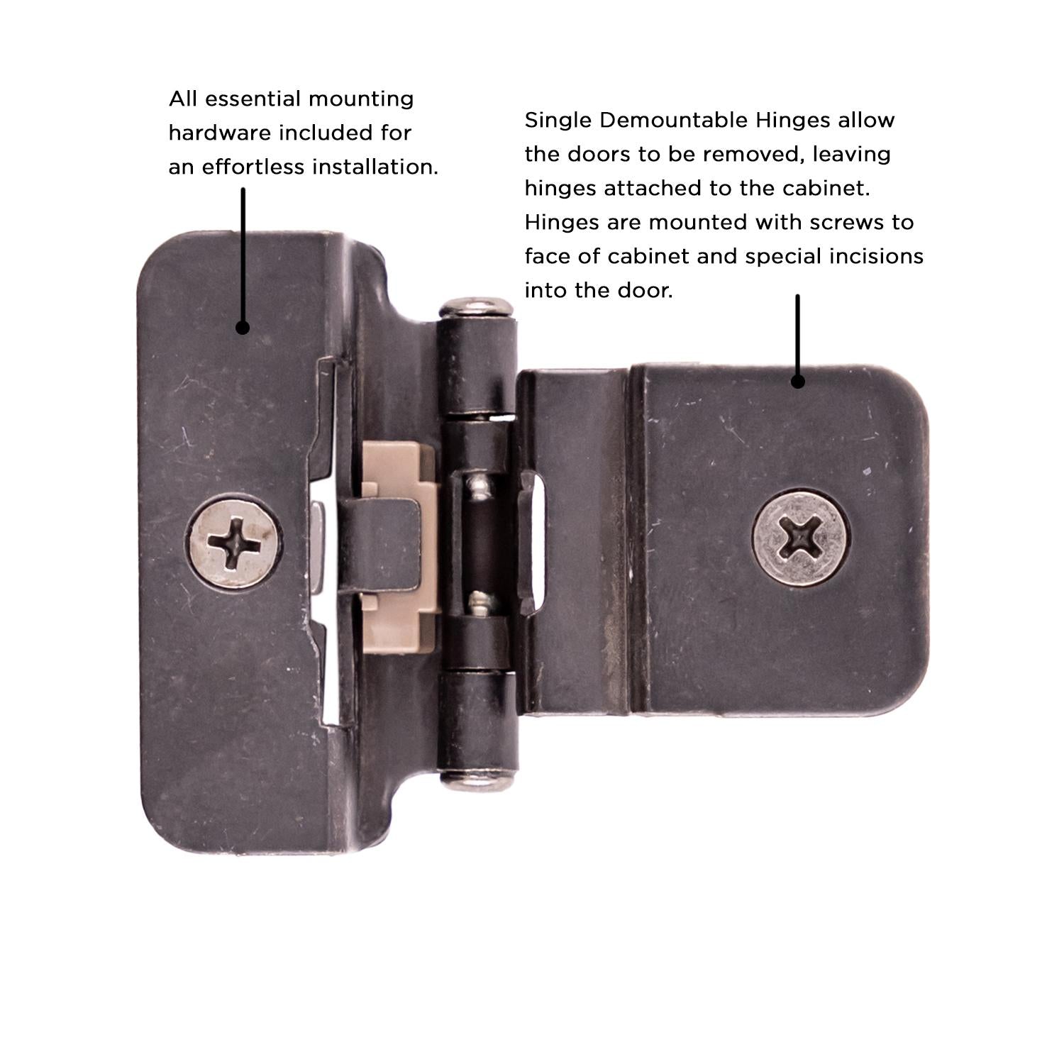 Hickory P5312, Double Demountable Hinge
