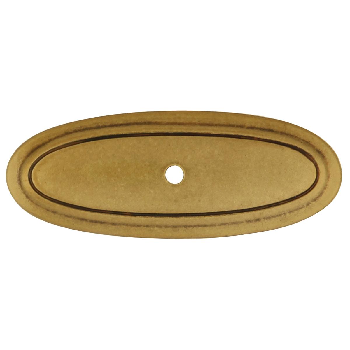 Hickory P277, 3 Inch X 1-1/8 Inch Oval Manor House Knob Backplate