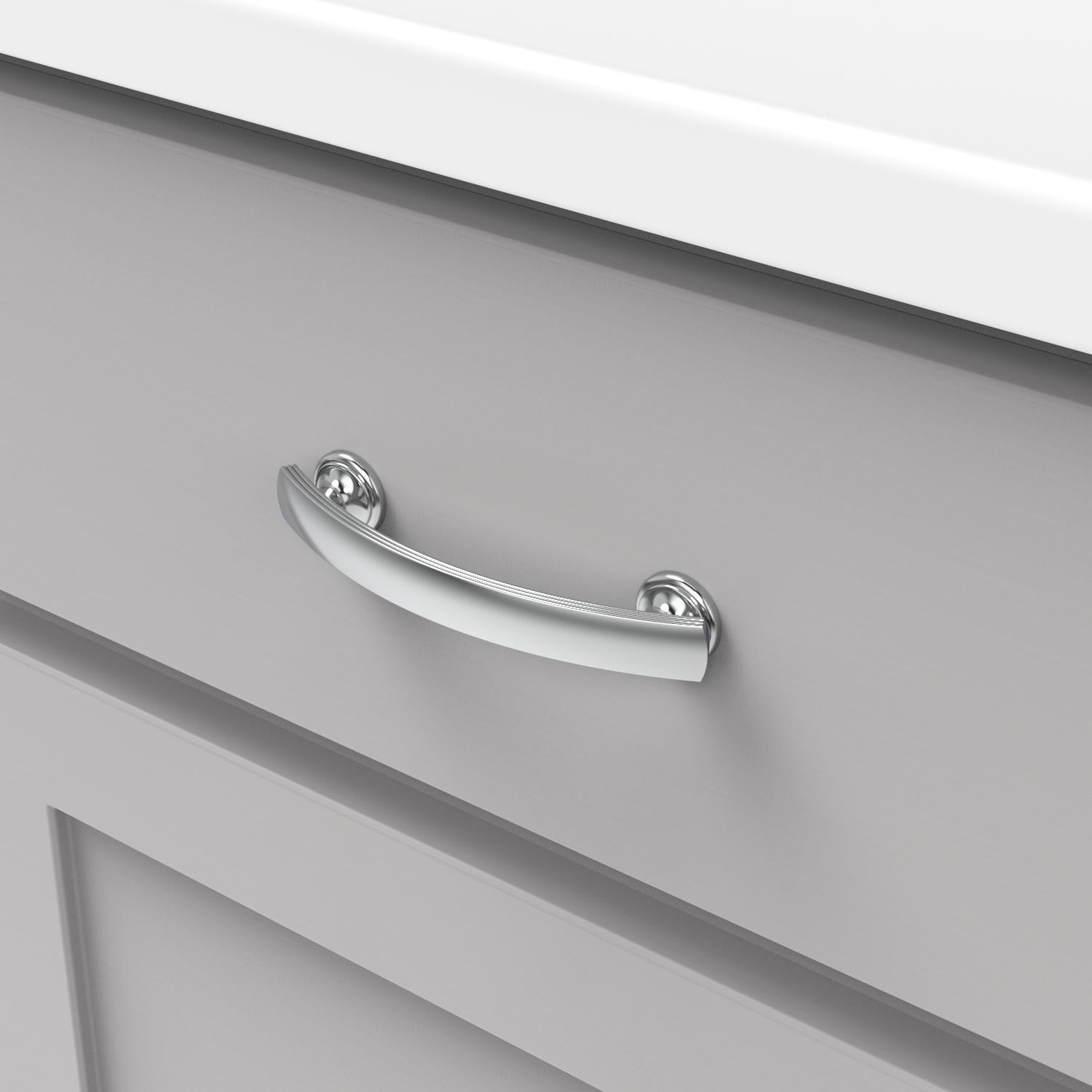 Hickory P2141, 3-3/4 Inch (96mm) American Diner Pull