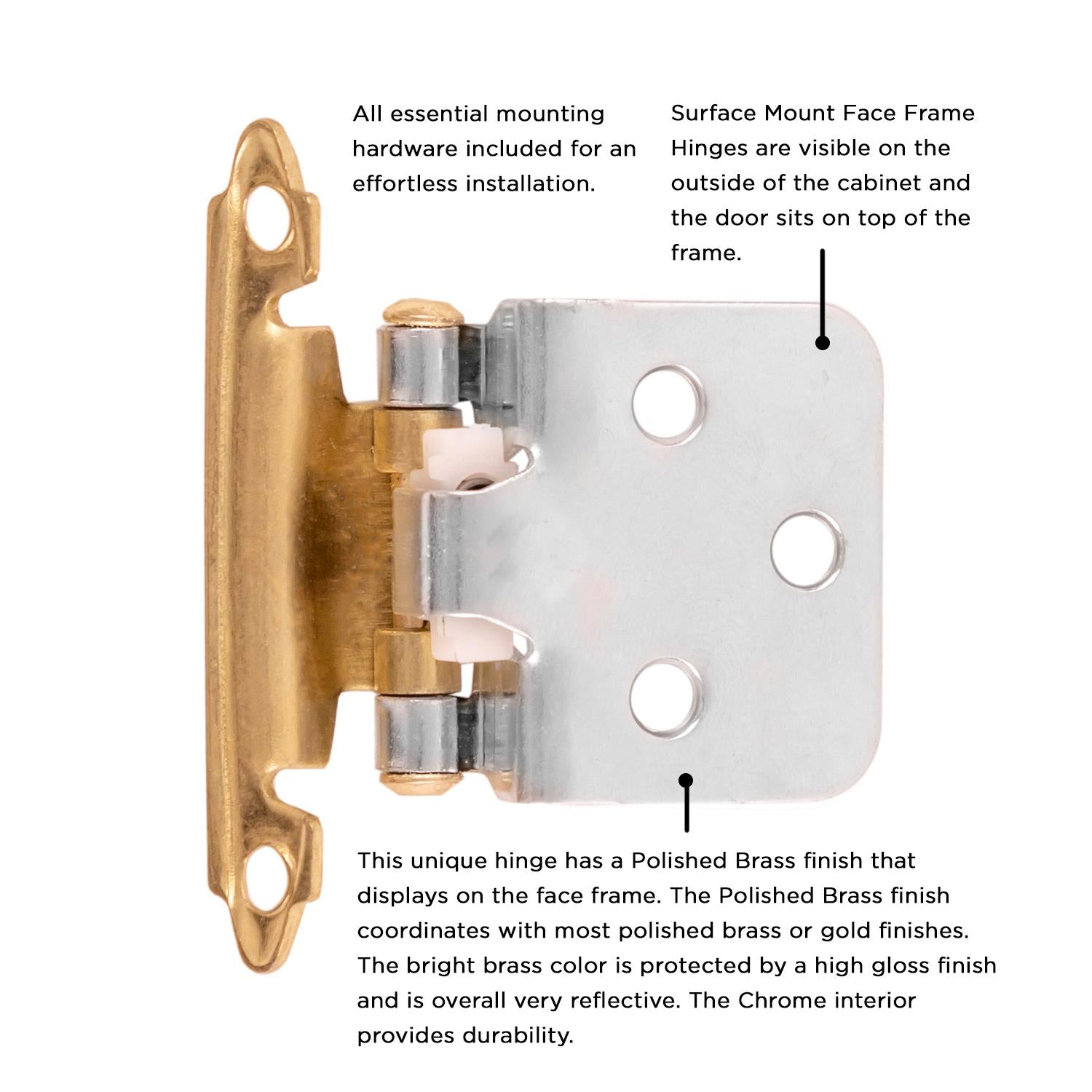 Hickory P144, Surface Self-Closing Hinge