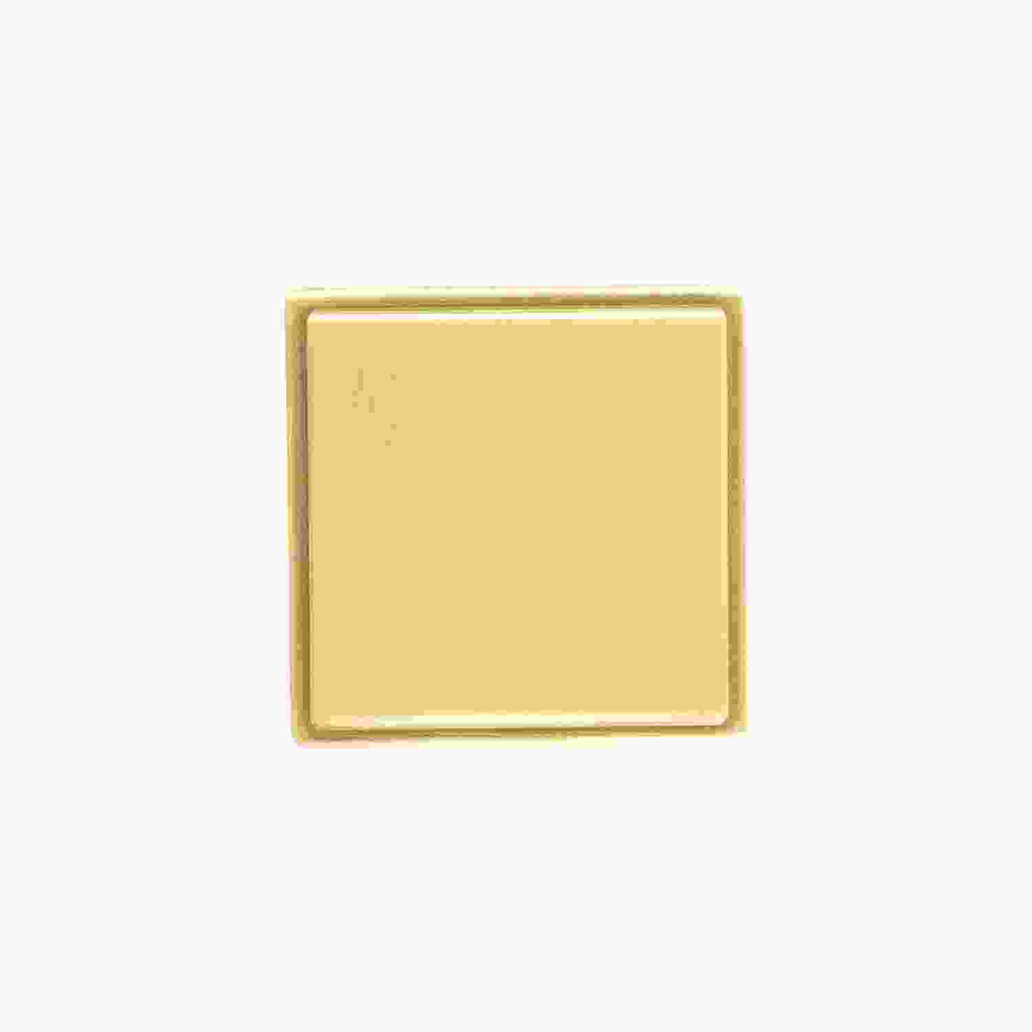 1-1/8 Inch Square Brownstone Square Knob