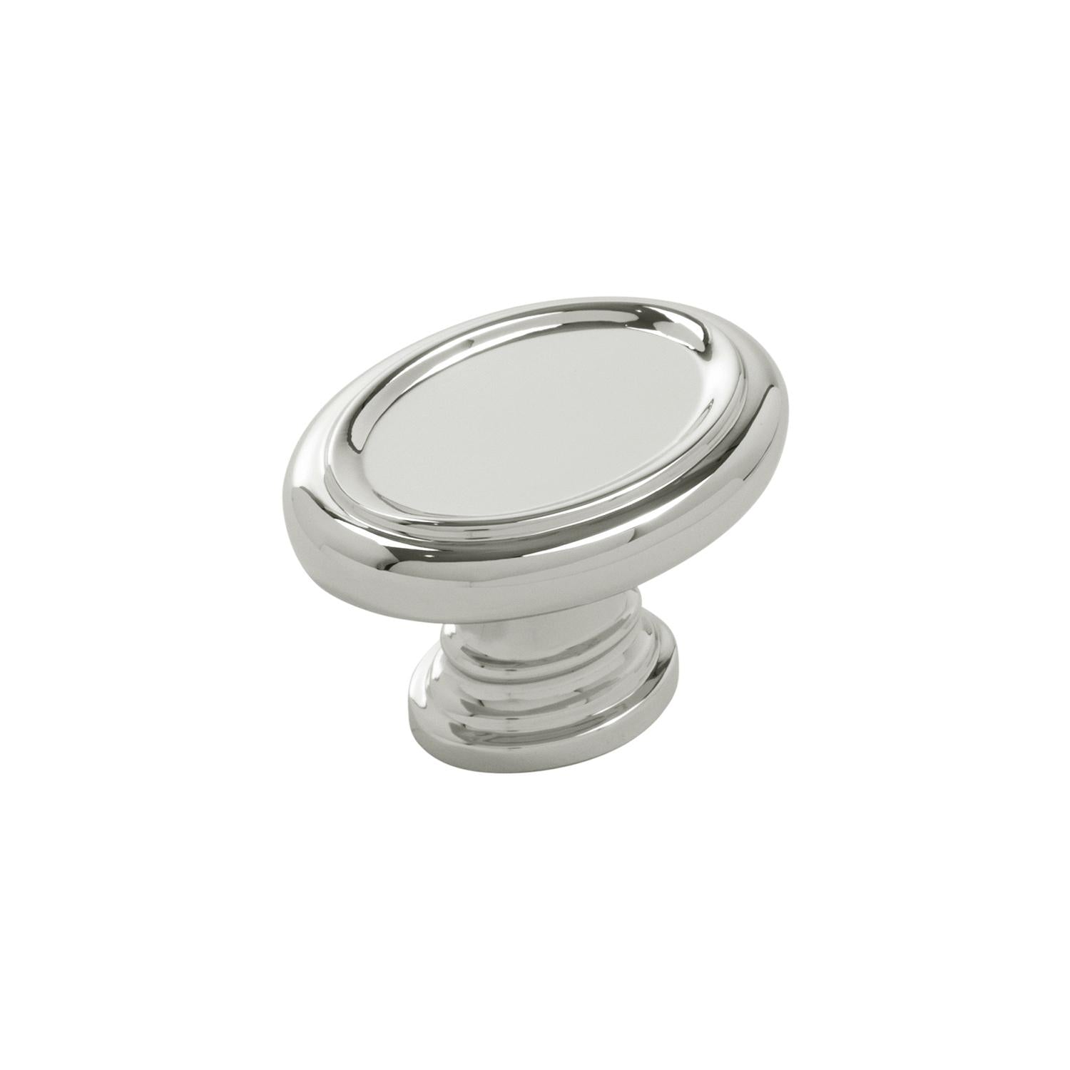 1-1/2 Inch x 1-1/8 Inch Oval Berkshire Oval Knob